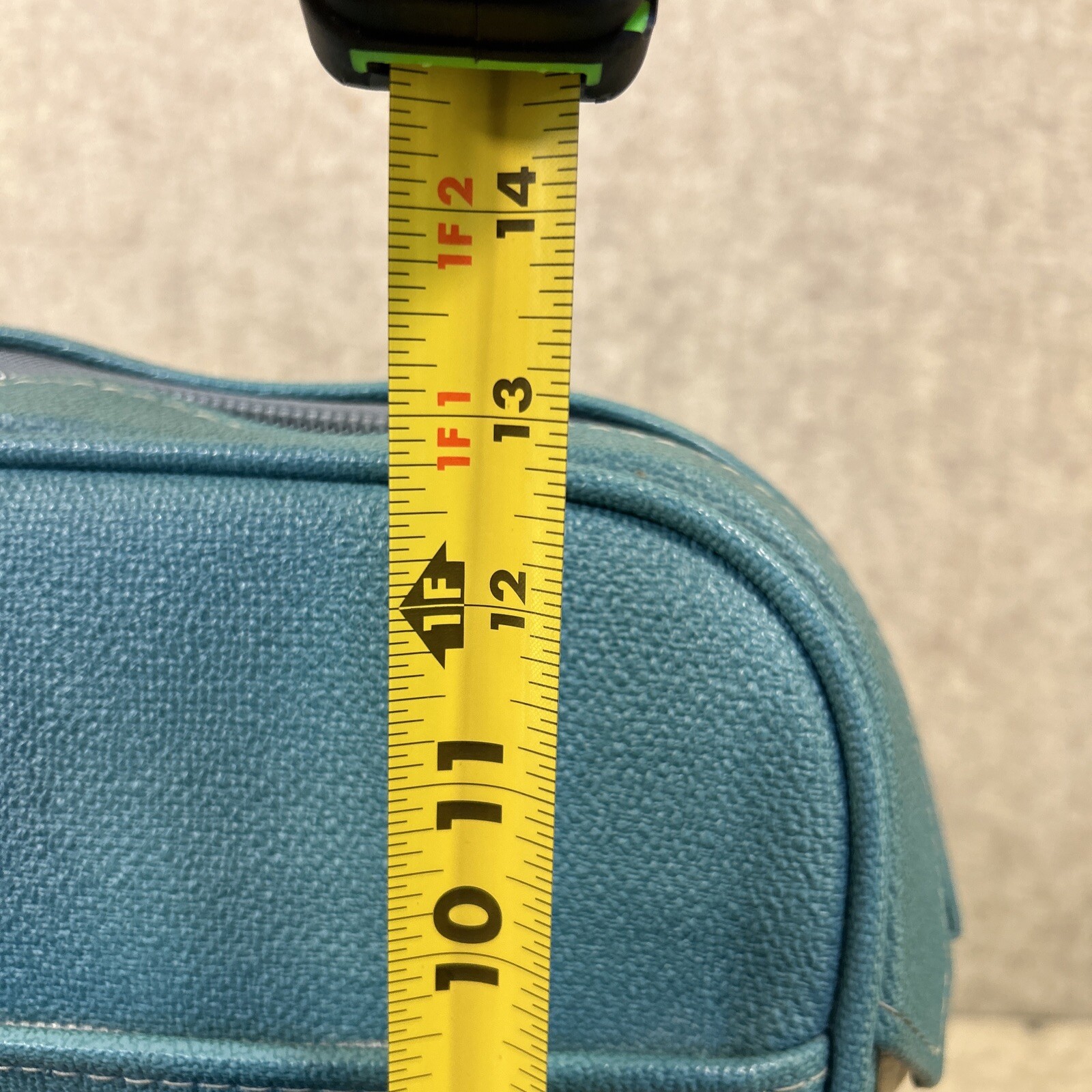 Vintage 60s Samsonite Blue Silhouette Petite Tote Carry On Luggage Overnight Bag