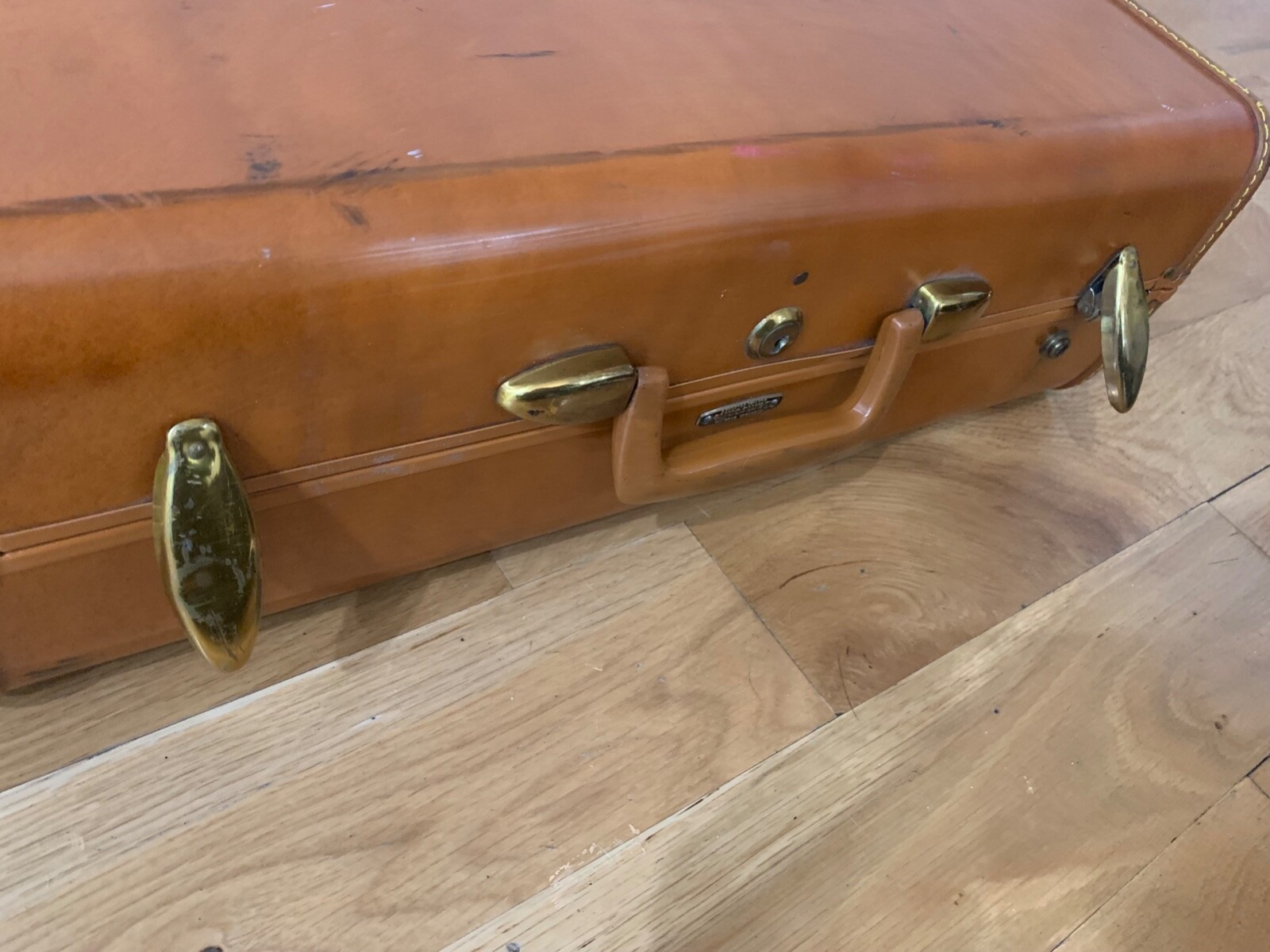 VINTAGE SUITCASE, Samsonite luggage, Travel Bag, Overnight bag, leather suitcase