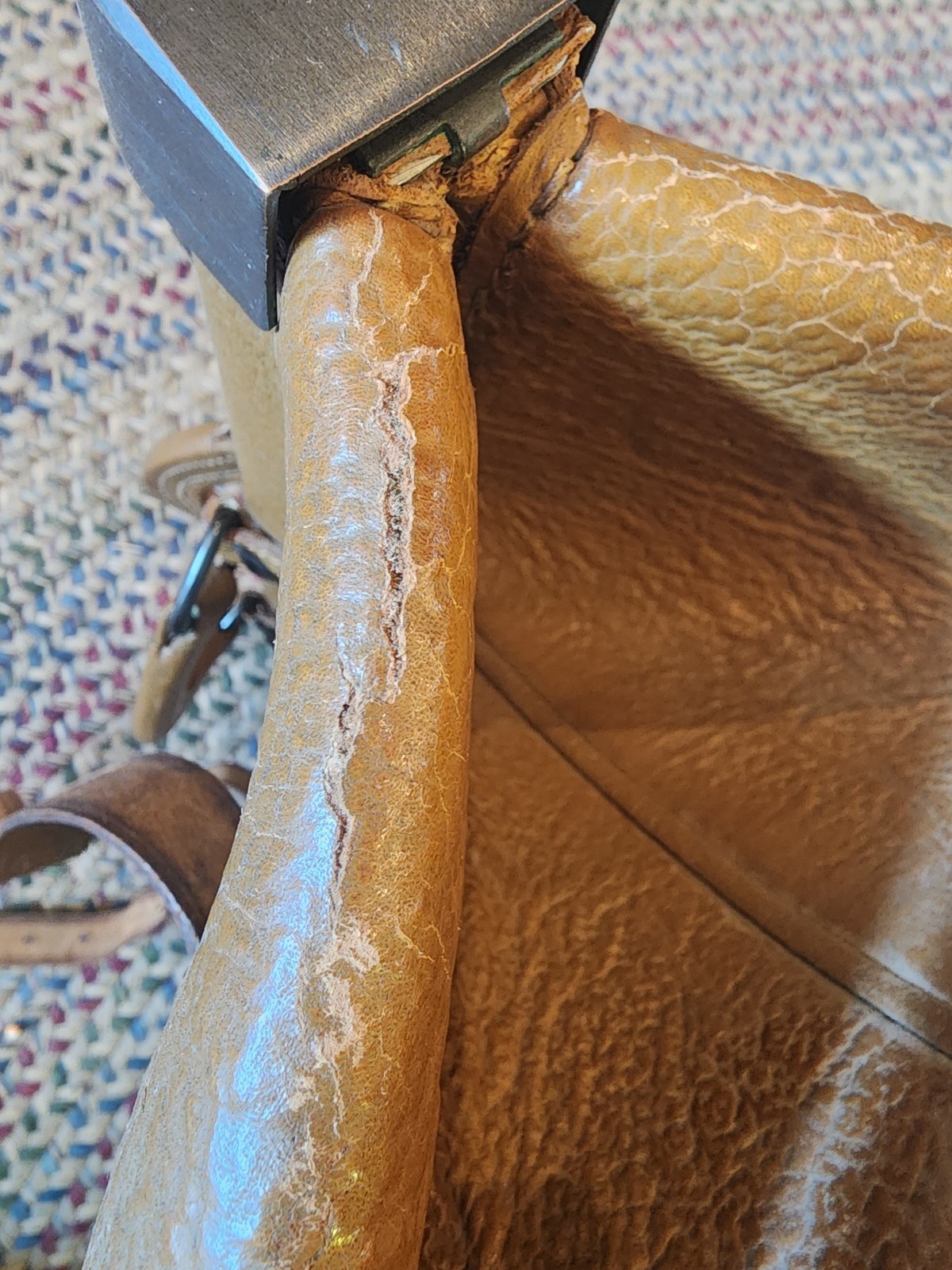 Atg Rare Austrian 1890-1910s Leather Doctors Bag Travel Luggage Gladstone Valise