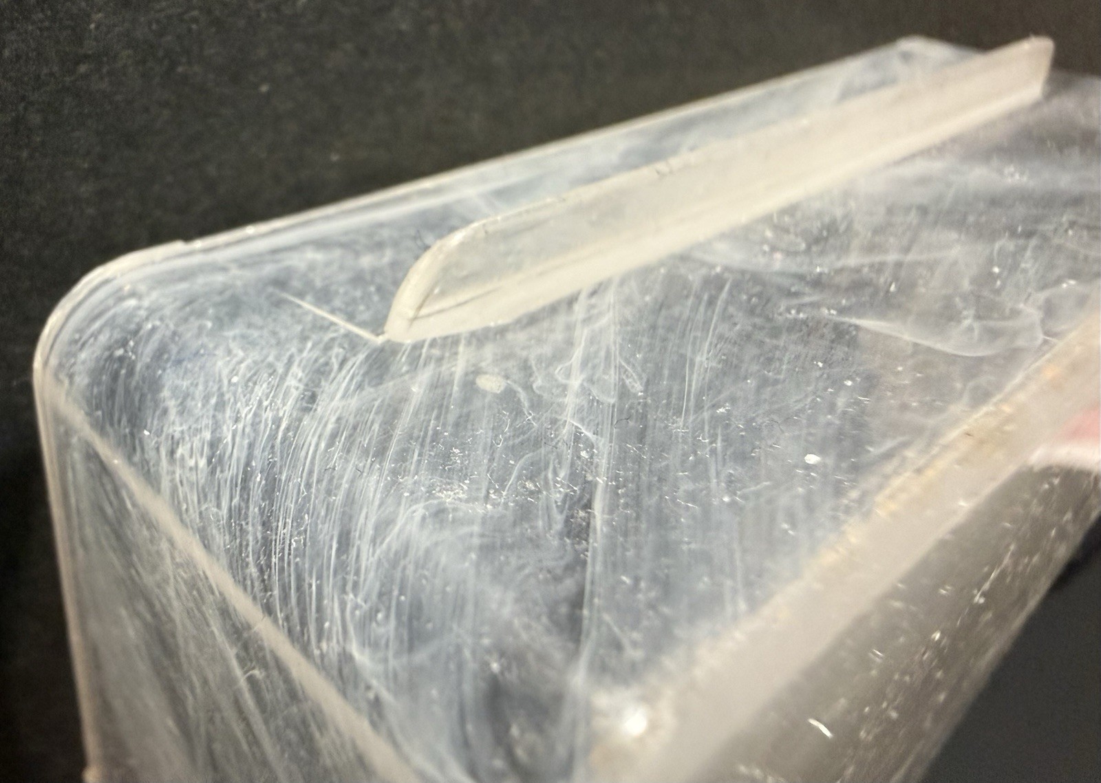 Vintage Train Case Replacement TRAY Only ~ Plastic Makeup Insert