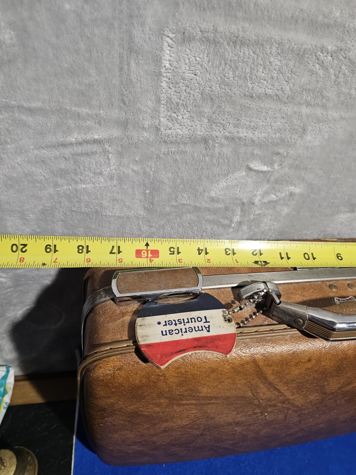 Vintage Escort American Tourister Briefcase Attache Hard Shell Brown Luggage