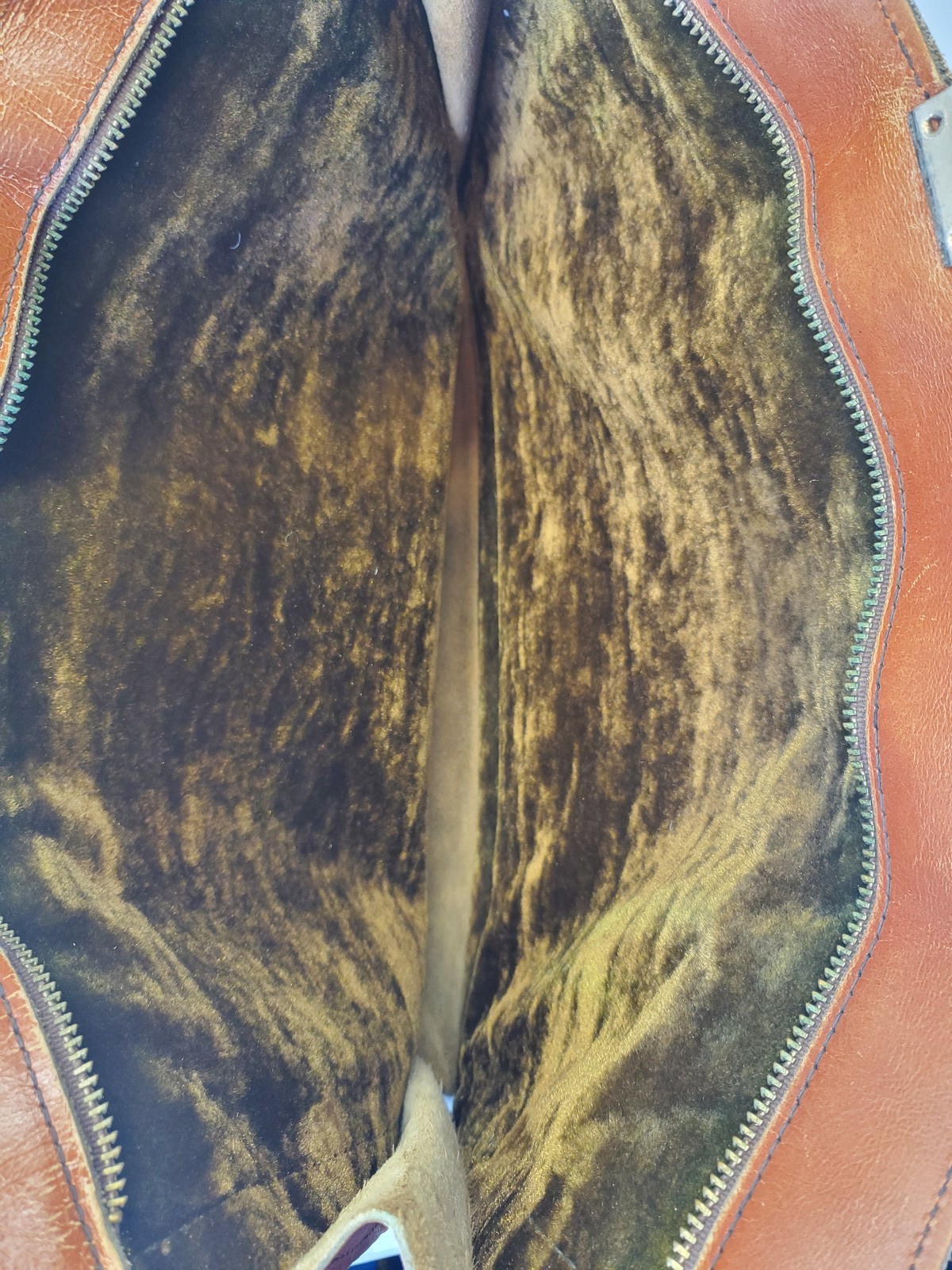 Vintage 16″ x 11″ Brown Leather Briefcase Portfolio Document Bag