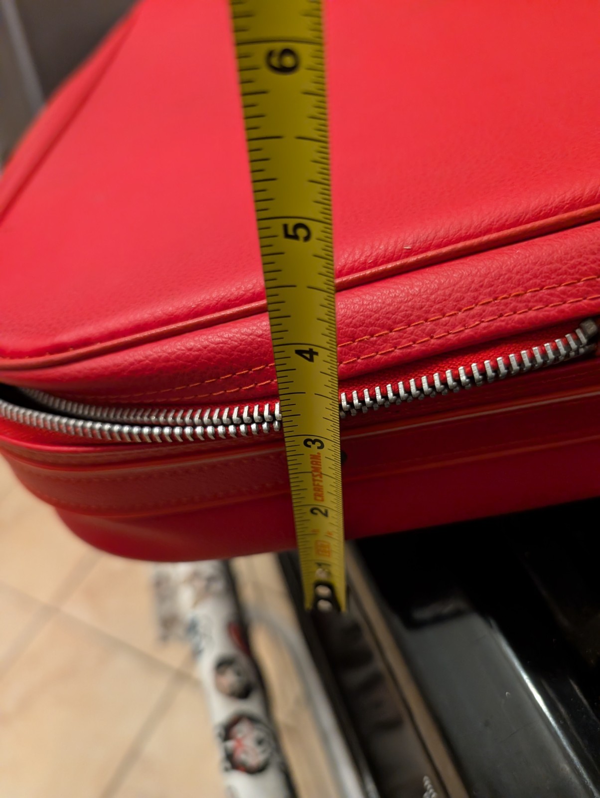 Vintage Bantam Bags Red Suitcase Retro Carry On Travel Case 1960s 70s