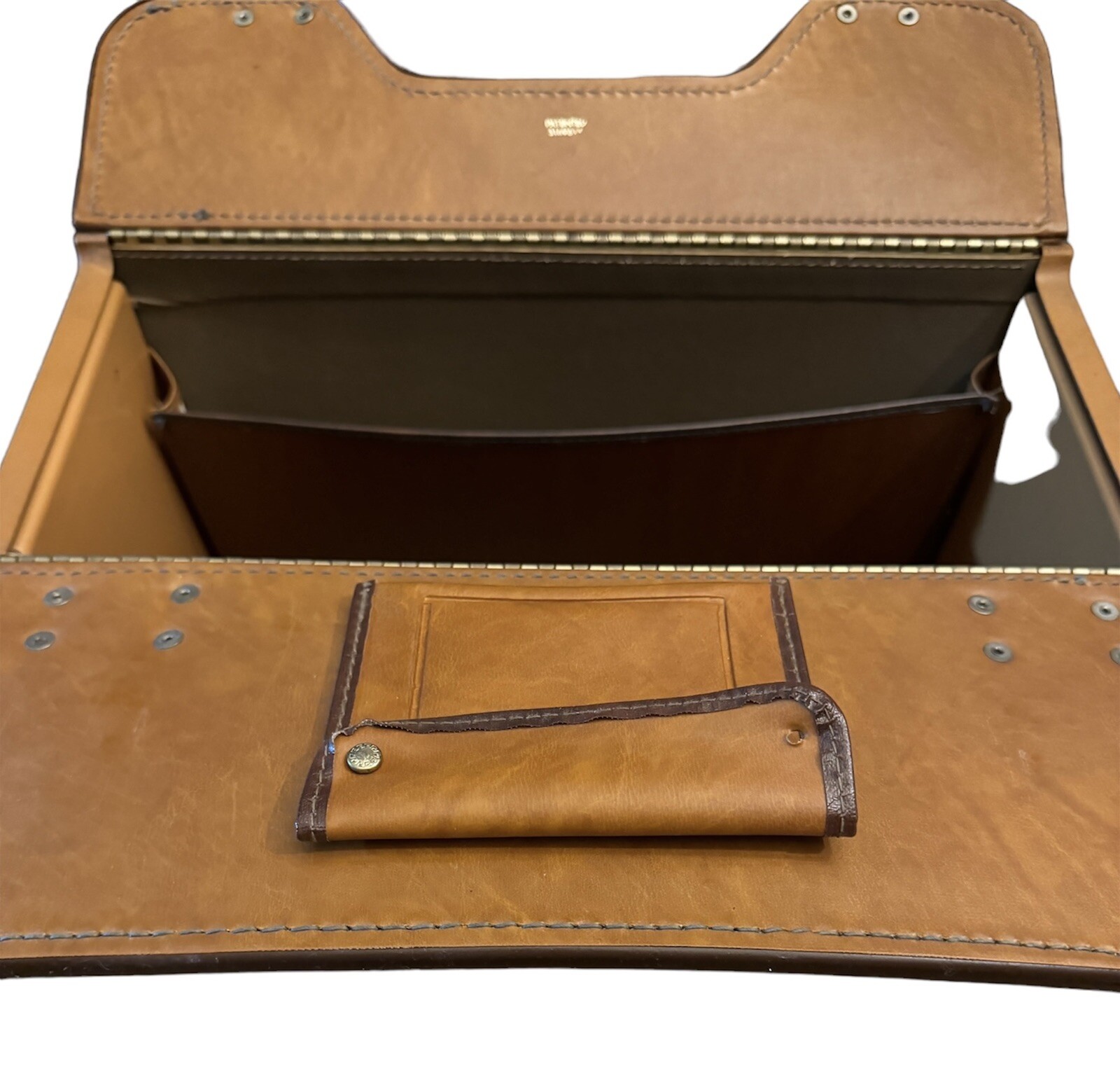 Vintage Stein Leather Catalog Hard Case – Brief Case- WITH KEYS