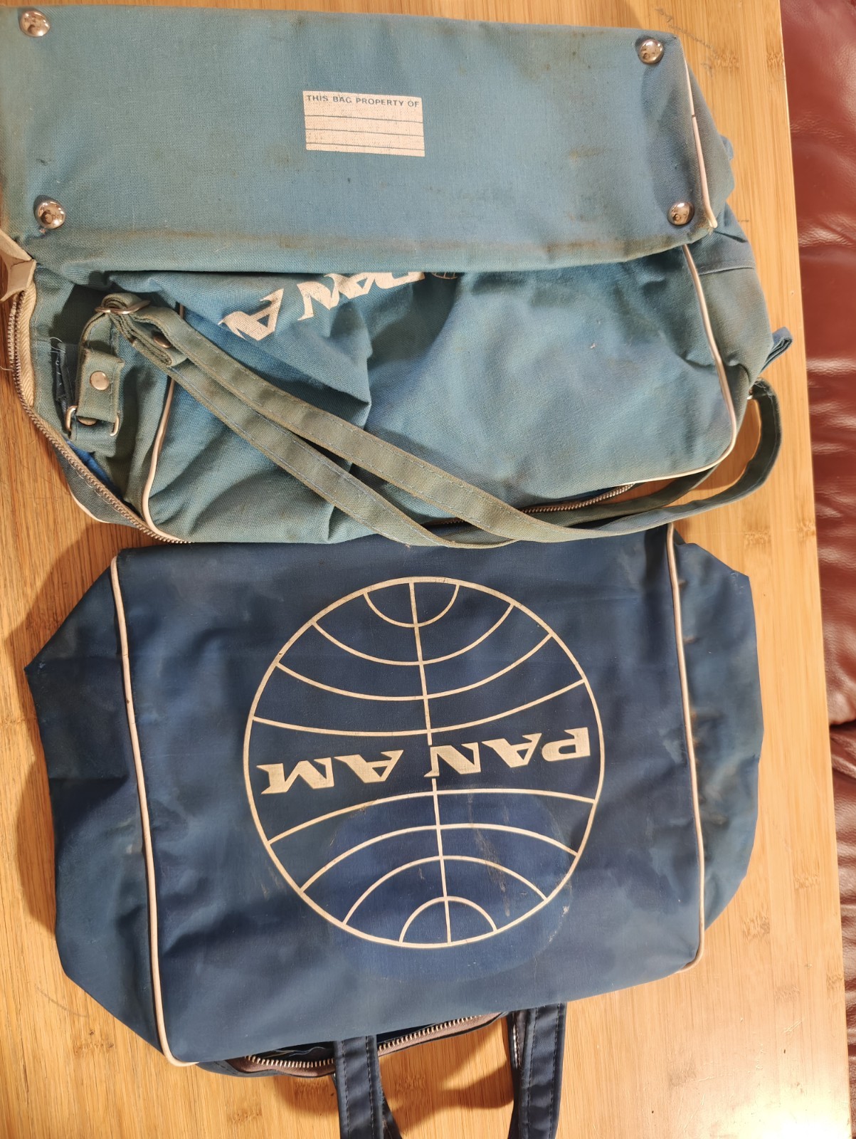 PAN AM Pan American Airways Collectible Tote Bags And Messenger Bag Vintage