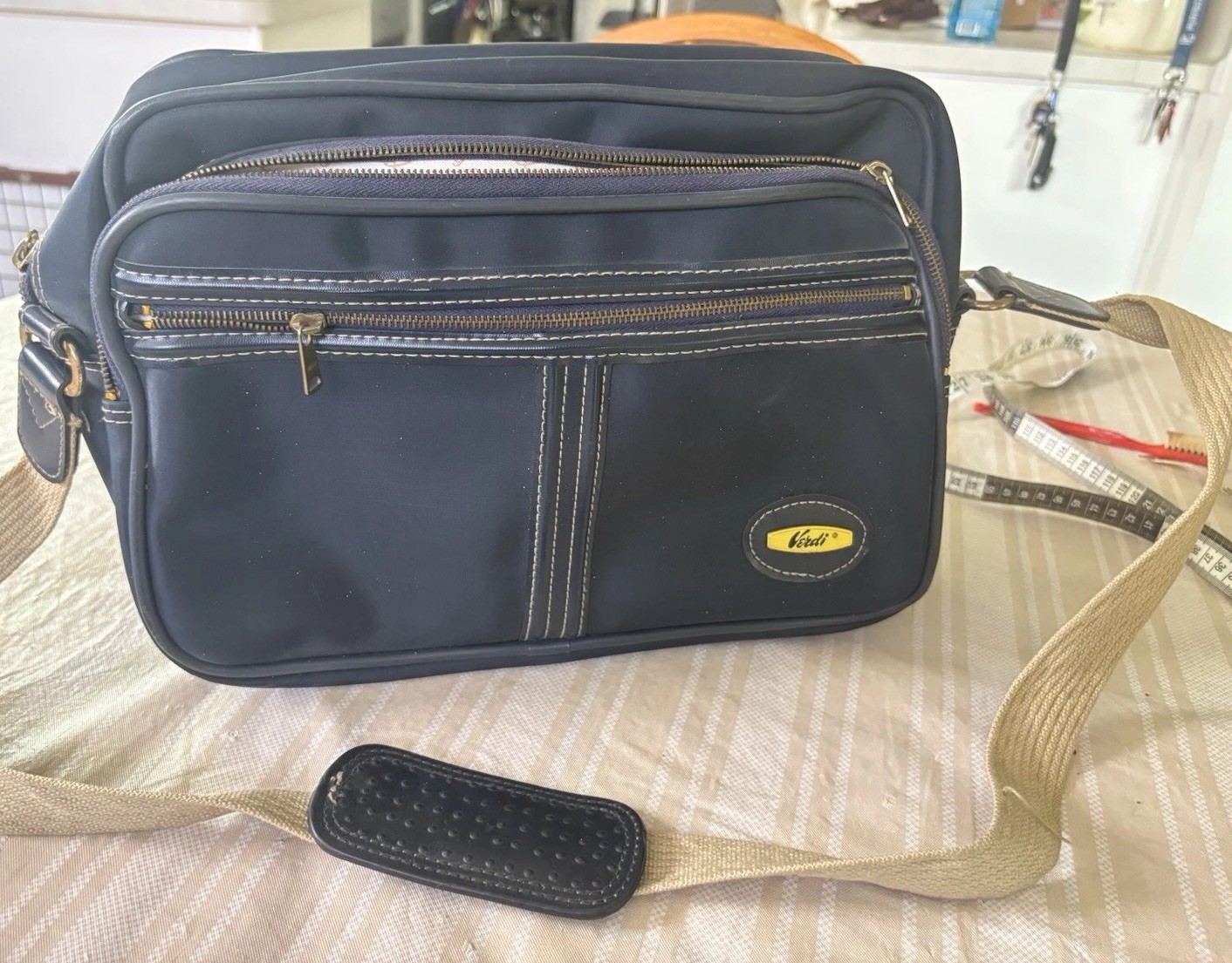 Vintage Verdi Mid Century Luggage Travel Bag Travel Retro 1960
