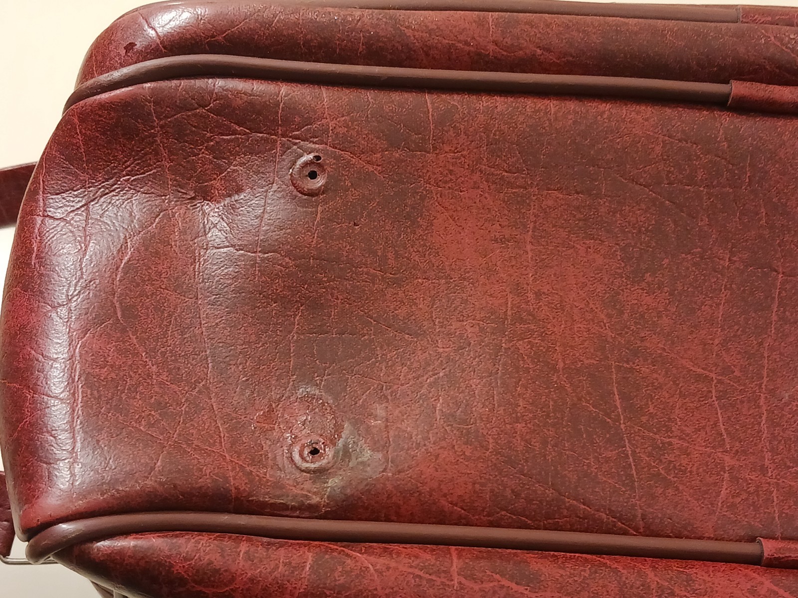 Vintage 60s 70s Red Mercury Suitcase Travel Bag Luggage Travel Case Samsonite