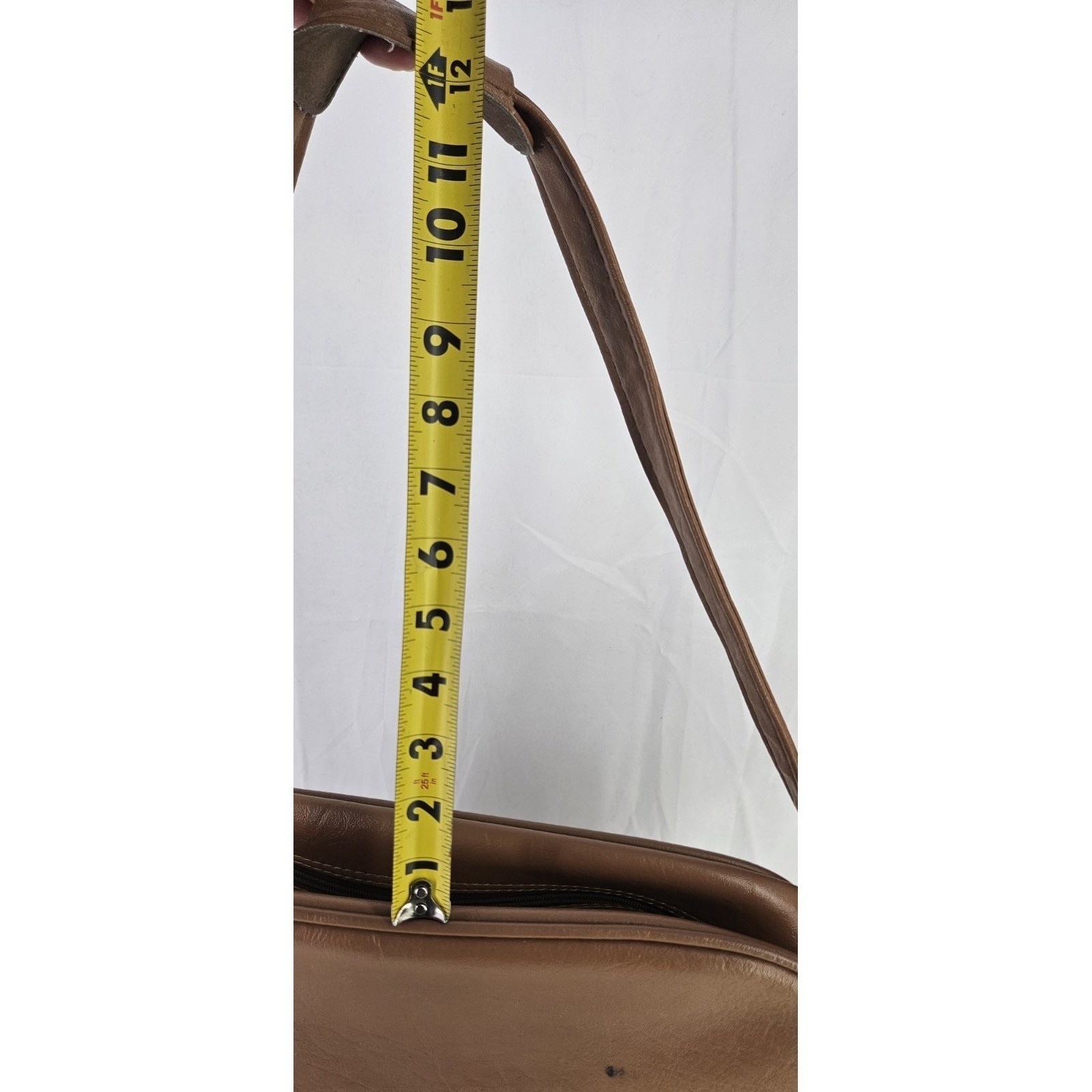 Samsonite Concord Shoulder Carry On Overnight Bag Tan/Brown Vinyl
