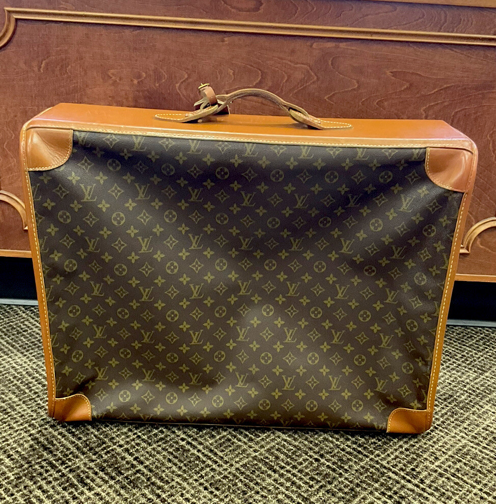 Vintage Louis Vuitton The French Company Suitcase Travel Bag Unisex