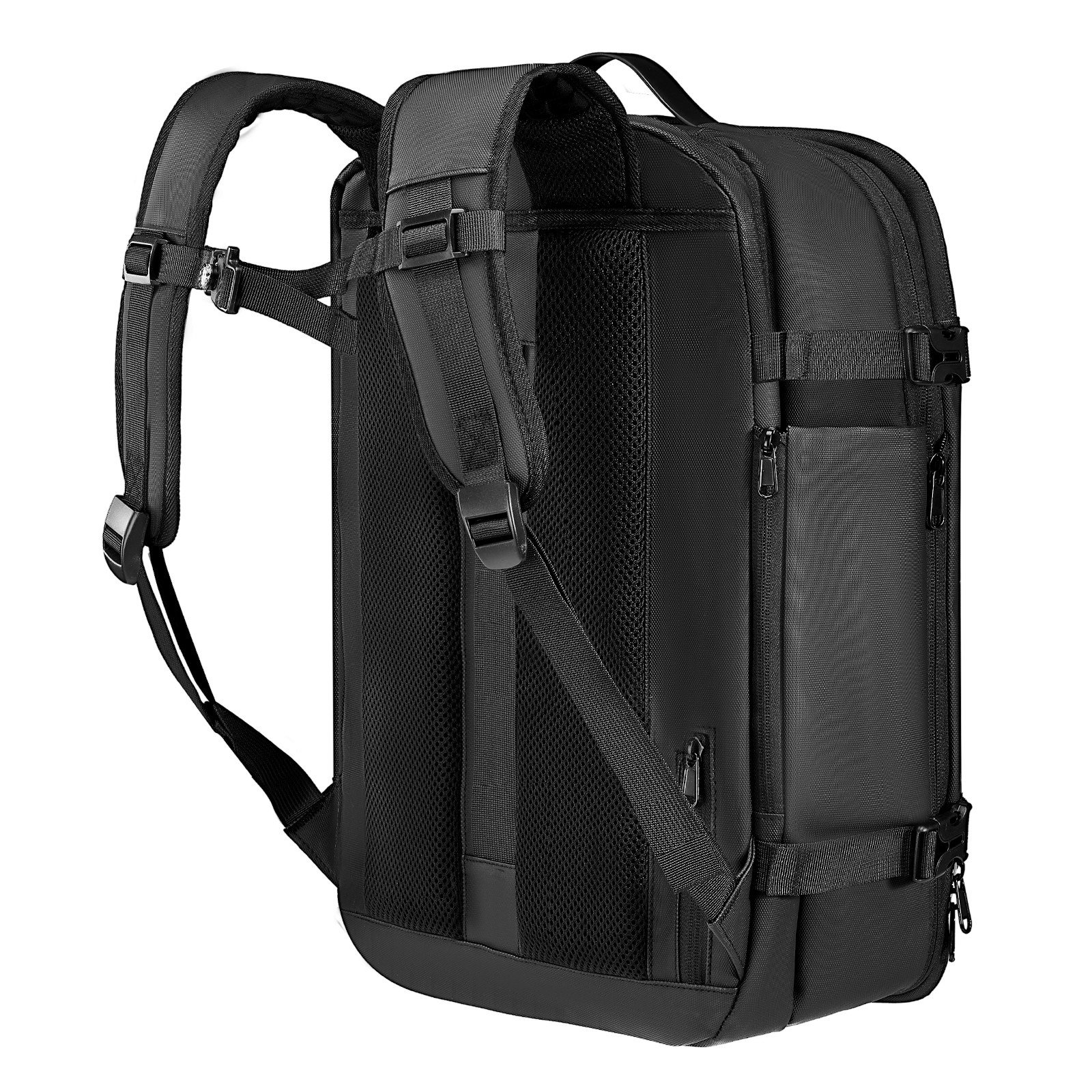 Uimoso 65L Travel Backpack with Vacuum Compression and Pump – Black