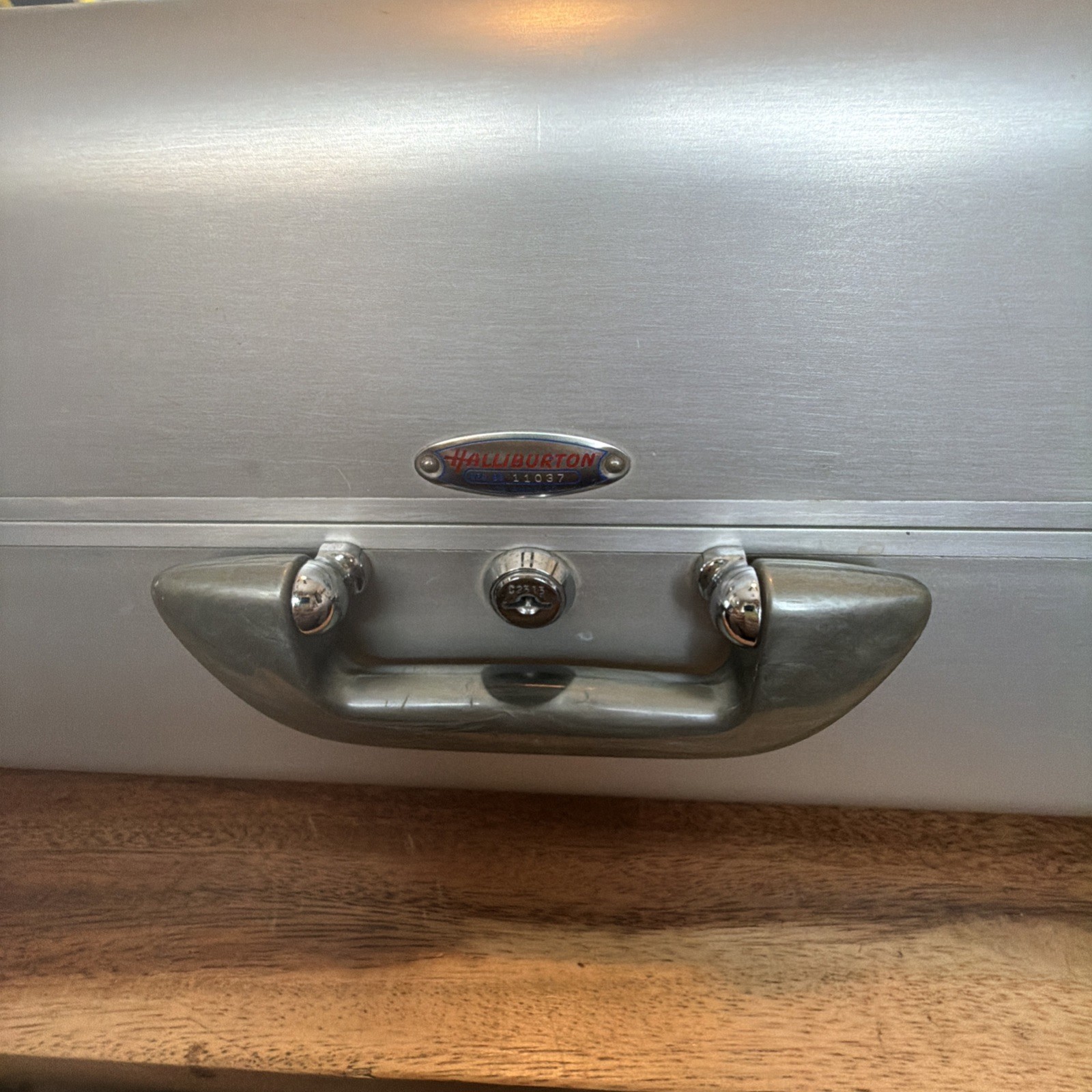 Vintage Mcm Halliburton Pre Zero Luggage Suitcase See Pics 25x18x8