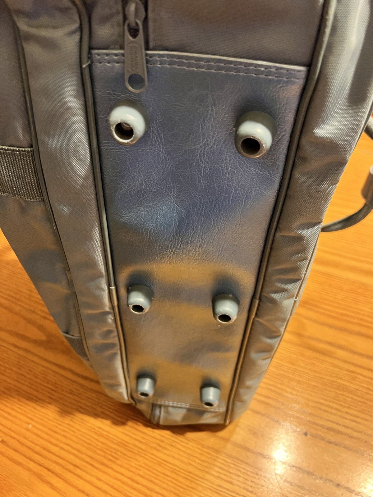Vintage American Tourister Blue Carry On Tote Suitcase Overnight Bag