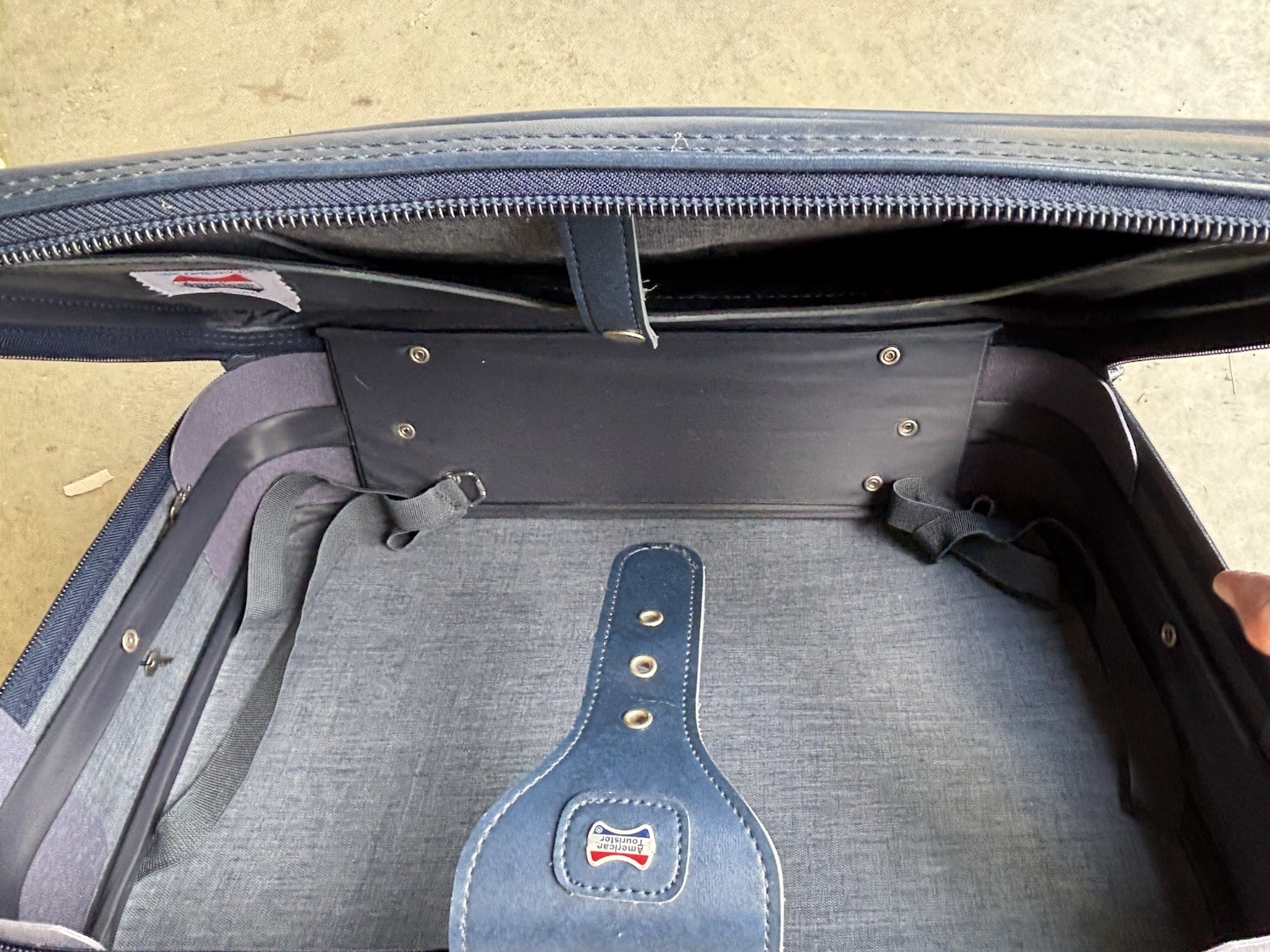 Vintage American Tourister Soft Side Luggage Set Blue 1970’s