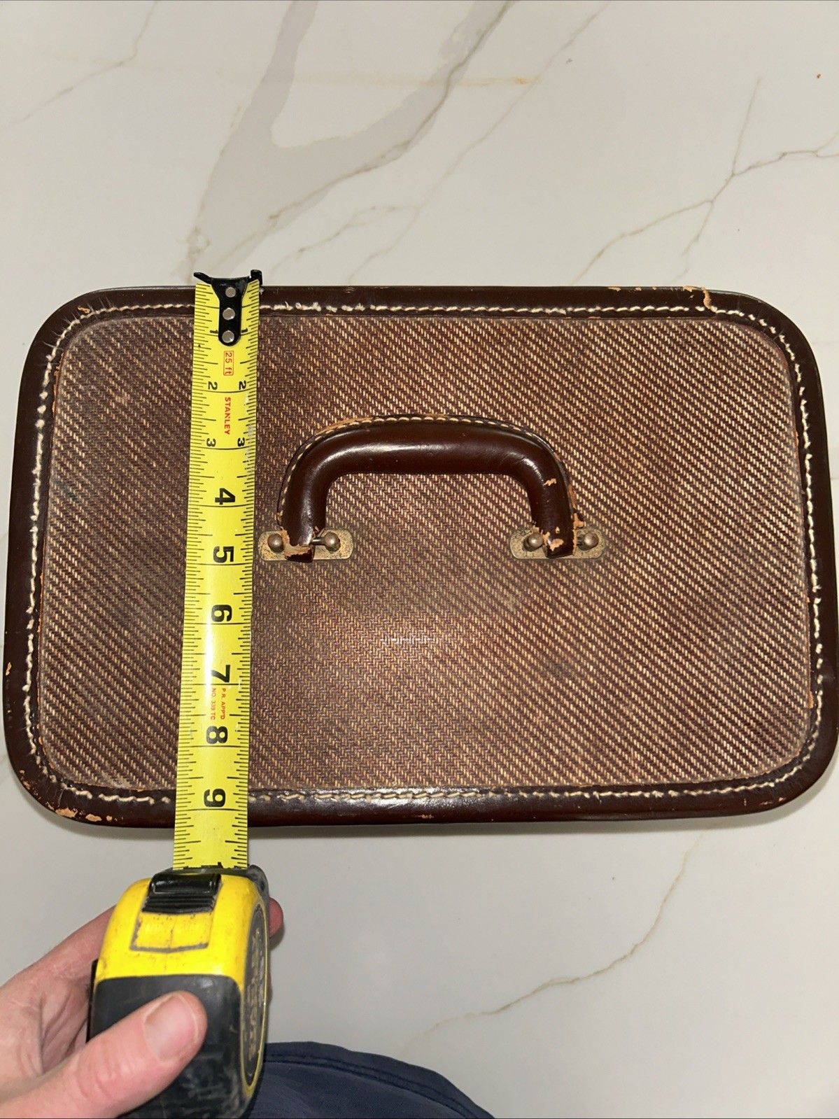Amelia Earhart Vintage “Train Luggage” 1960 14×9.5×9. No Key. Read Description