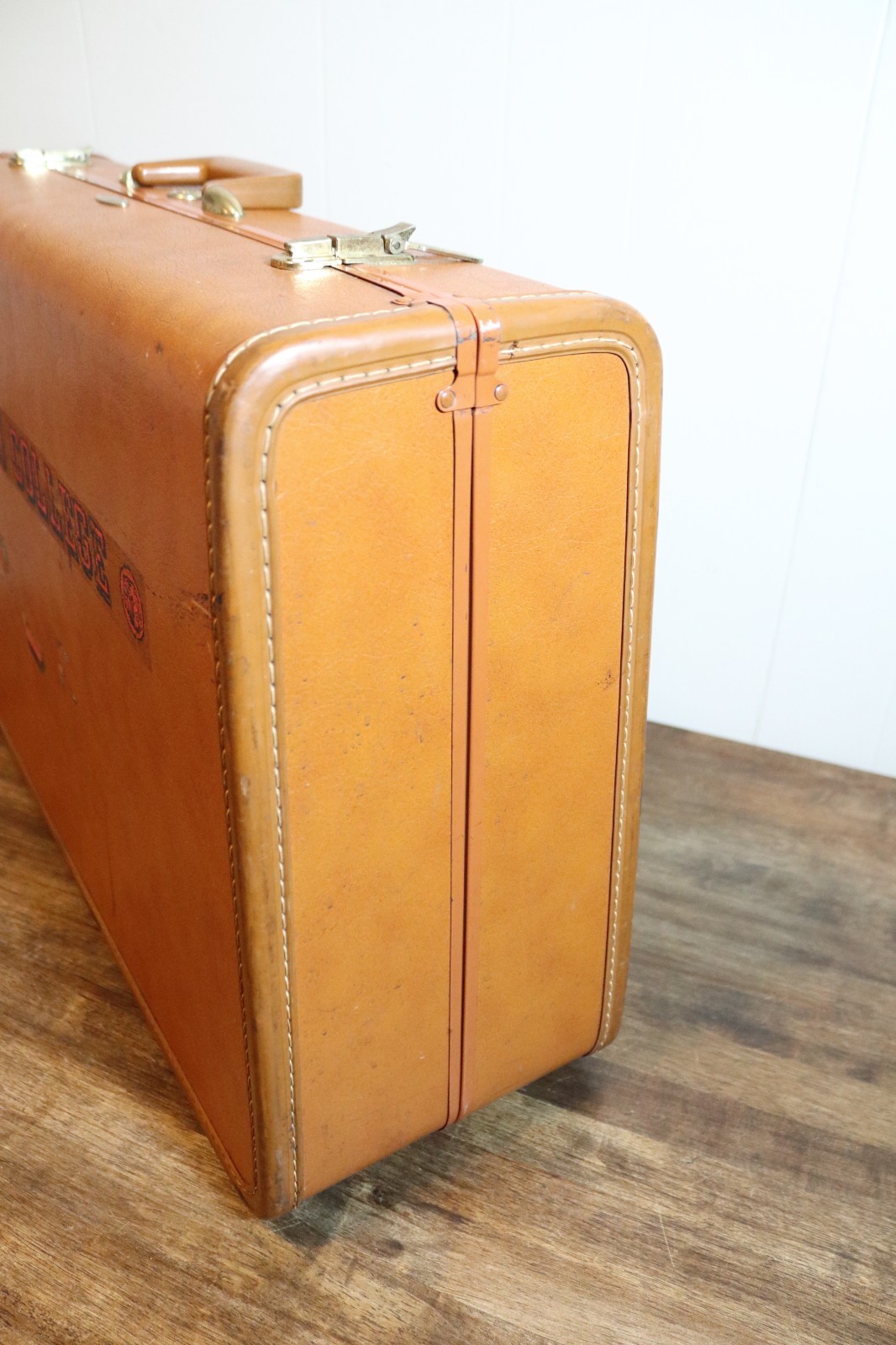 1950s Vintage/Retro | Taperlite Hard Shell Suitcase | Union College Bulldogs