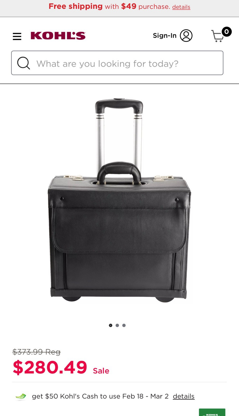 Amerileather Leather Rolling Computer Friendly Catalog Case Black Never used!