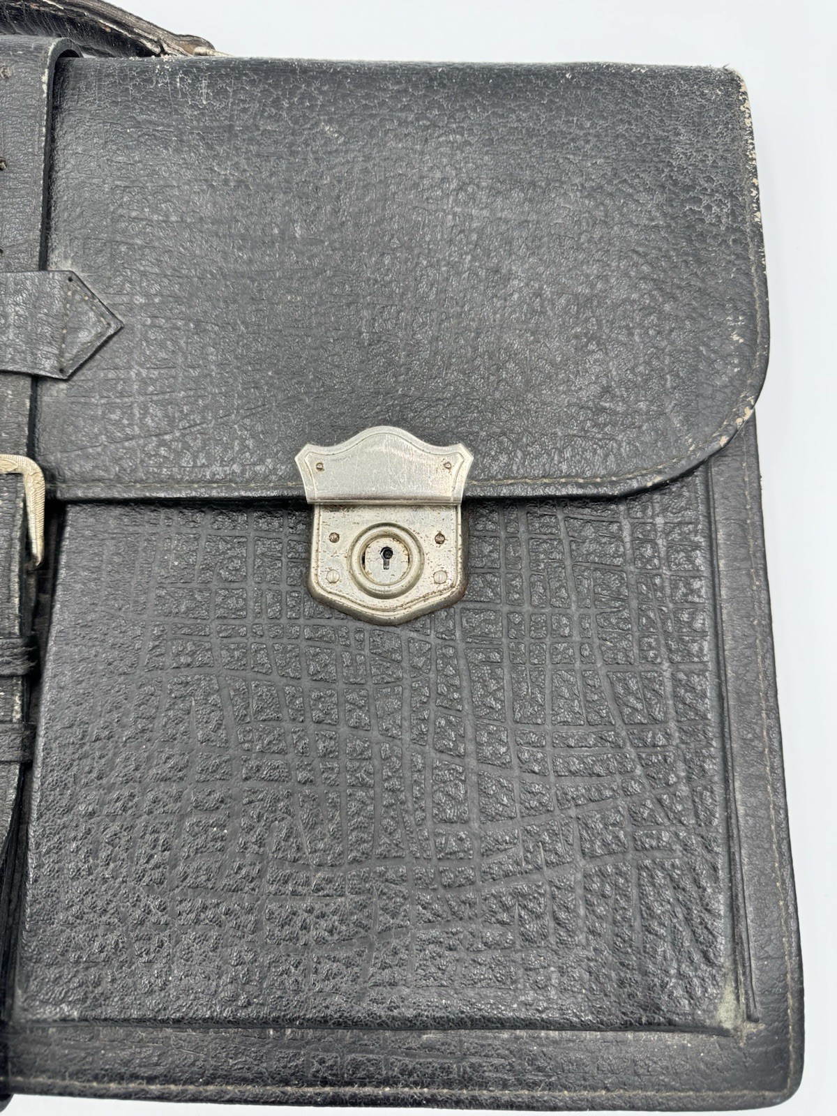Vintage Soviet Briefcase 1962 Leningrad Artel Lenin 1st Grade Working Locks Keys