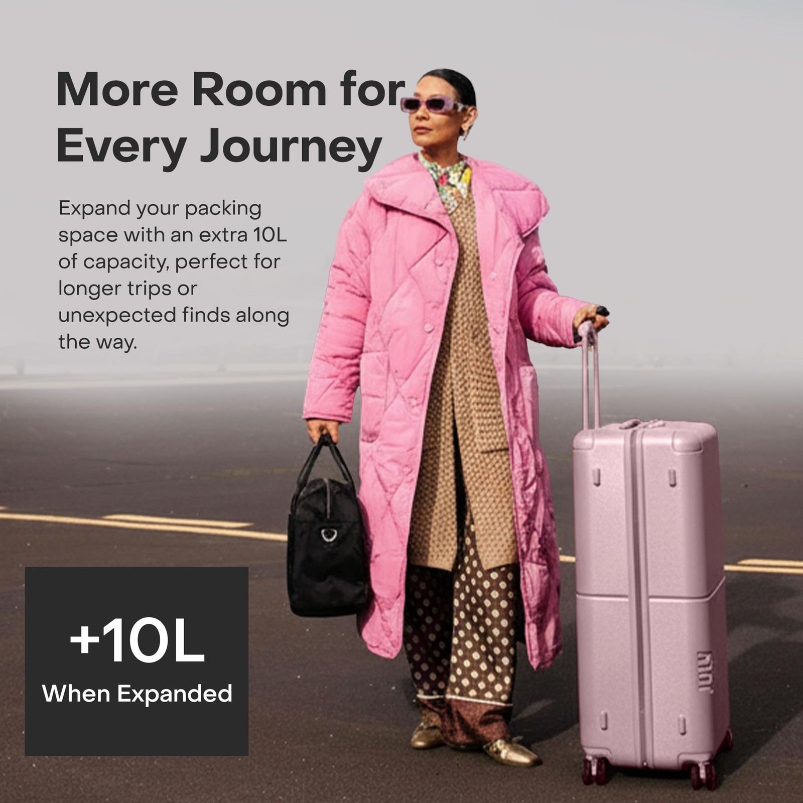 July Checked Plus Expandable – 28.75 Airline Approved Check In Luggage Wheels