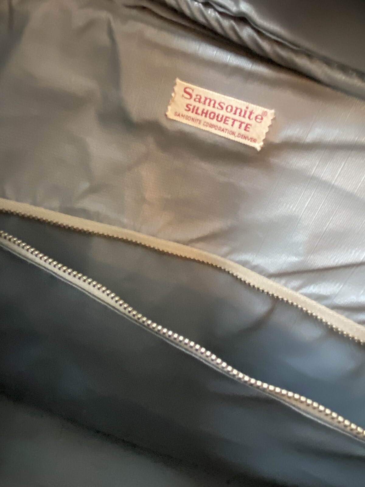 Vtg Samsonite Silhouette Gray Soft Sided Tote Bag Carry-On Luggage Wildcatter