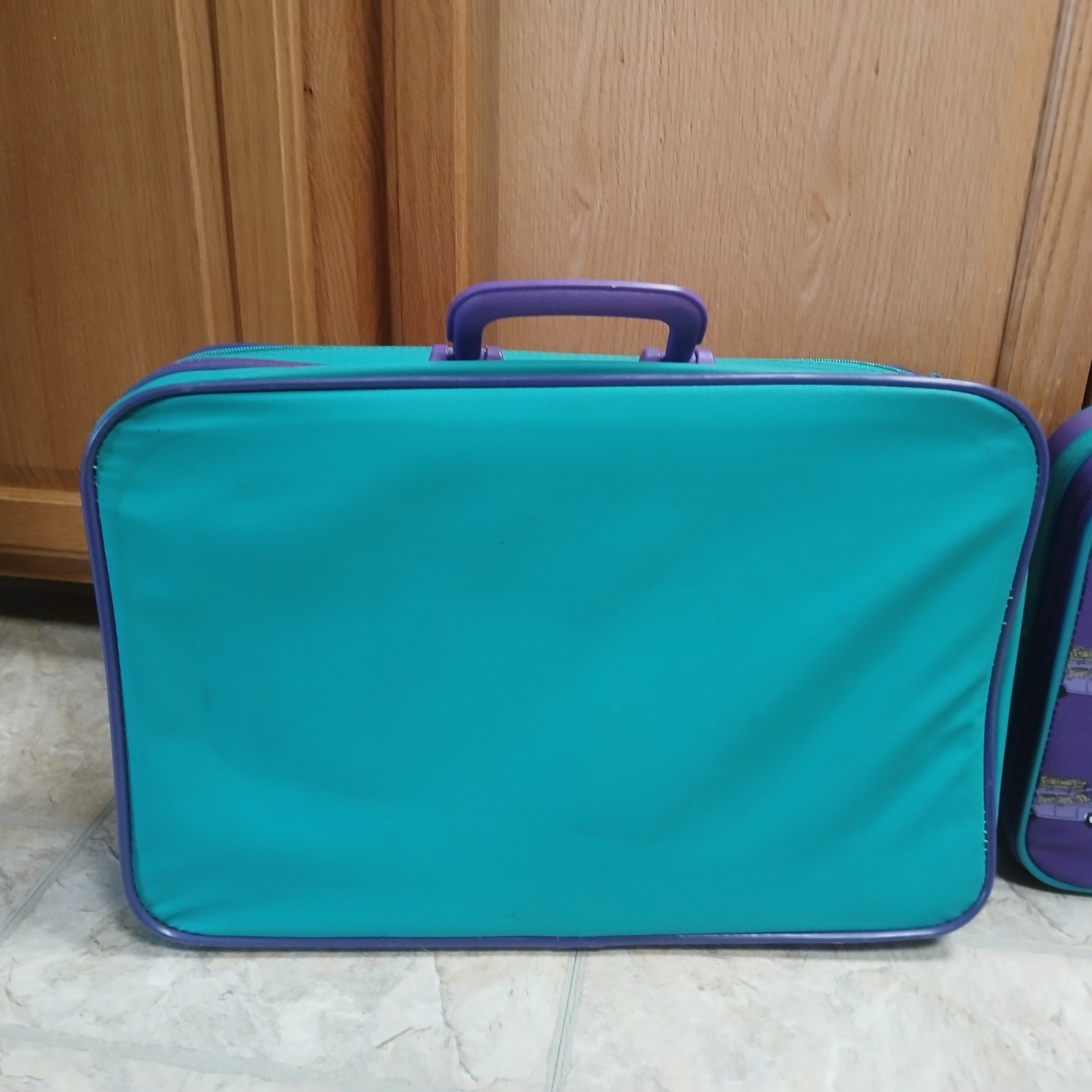 2 Vintage The Simpsons Suitcases Briefcases 1990, 20th Century Fox