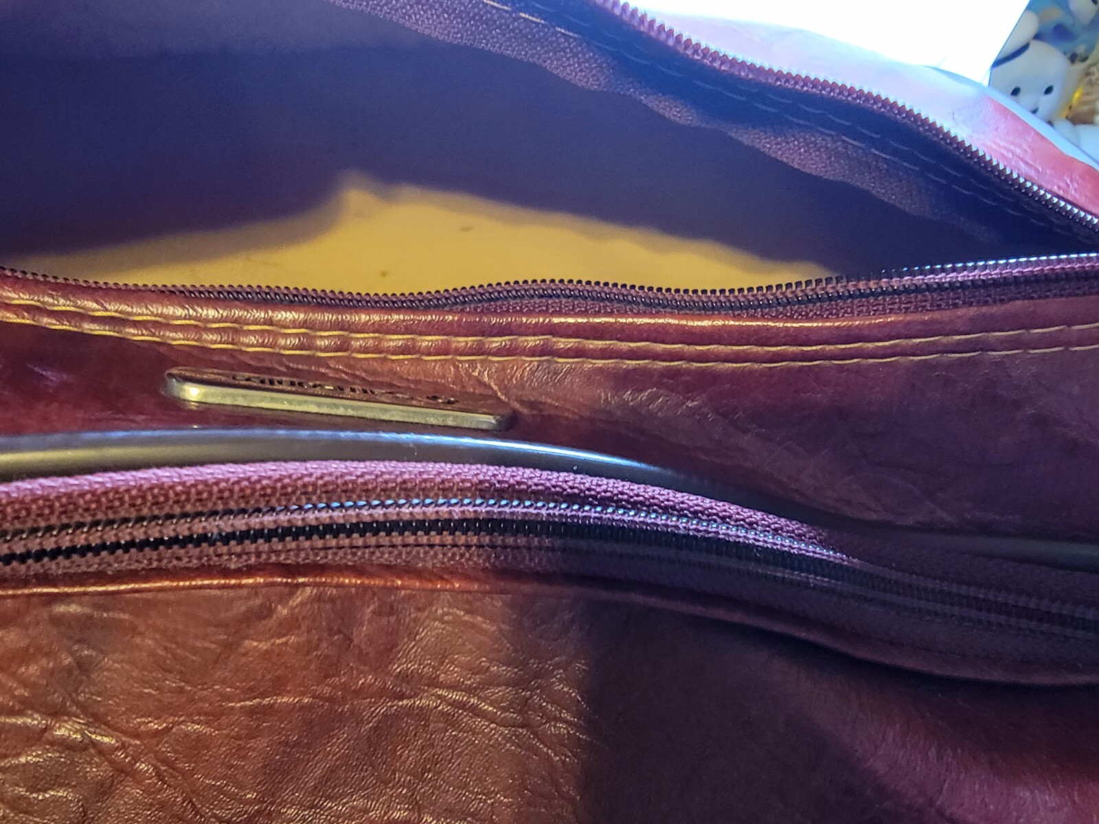 Vintage Samsonite Silhouette 2 Cognac Brown Crossbody Messenger Bag Carry On