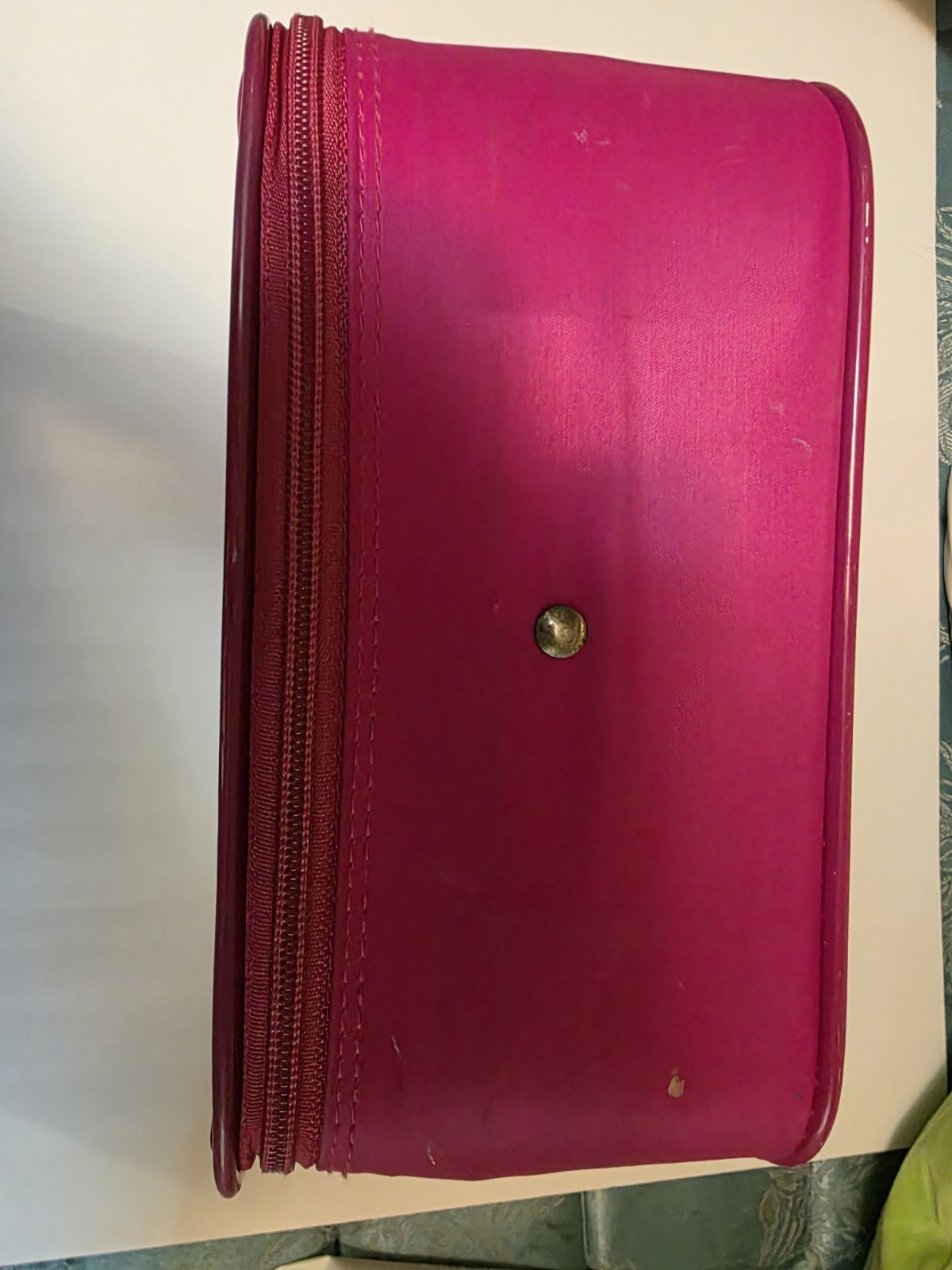 Travel Time ~ Children’s Suitcase ~ Overnight Bag Pink 🌞 Hot Air Balloon ~1980
