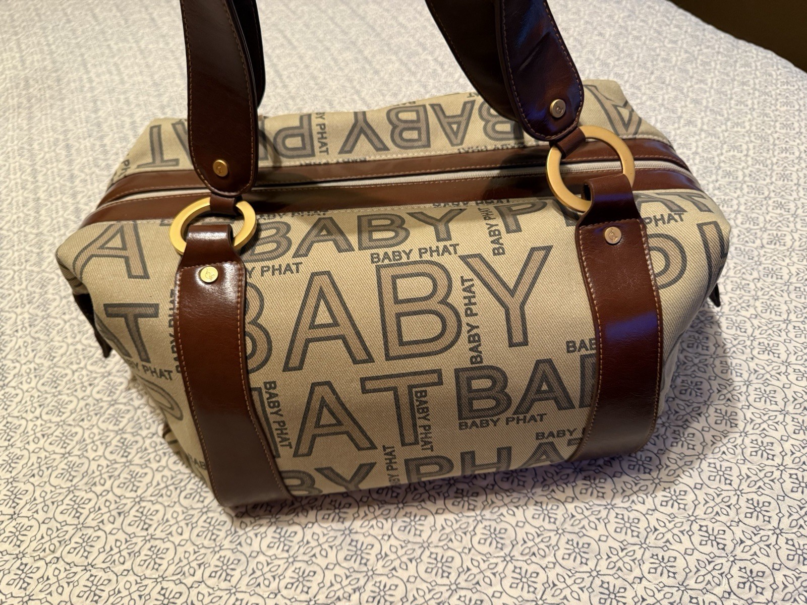 Vintage Baby Phat Duffel/travel Bag Early 2000s