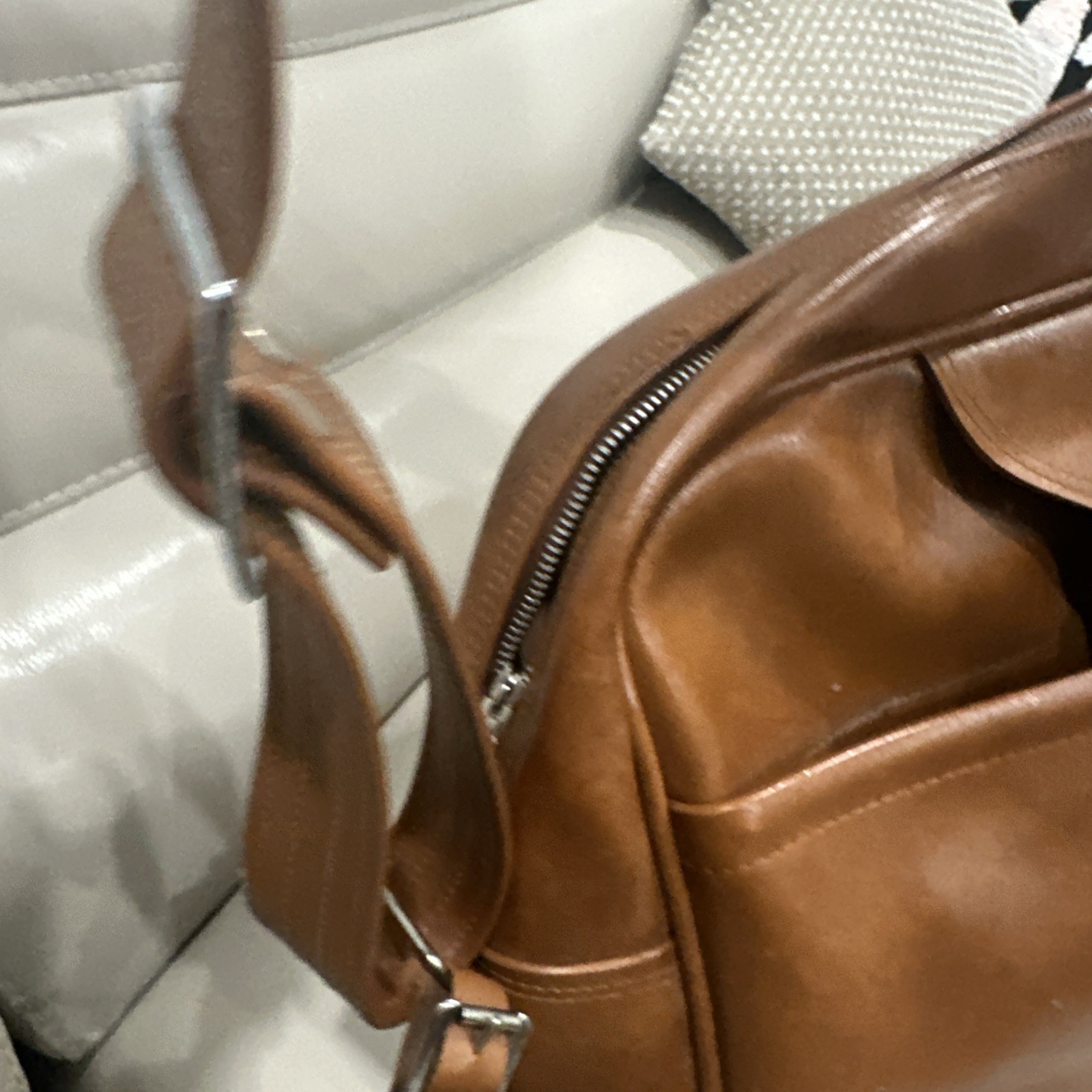 Peter’s Bag Corp Vtg Bantam Travelware Brown Leather Doctor Bag, Satchel Overnig
