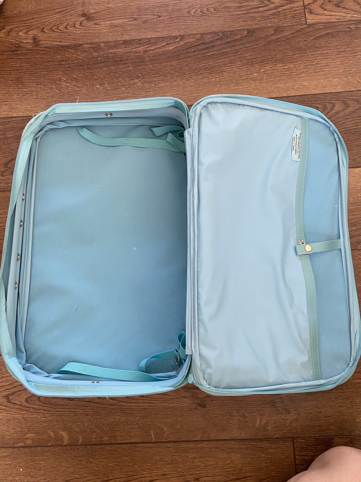 Vtg 1986 Care Bears Suitcase Luggage Blue Setting Sail for Grandmas