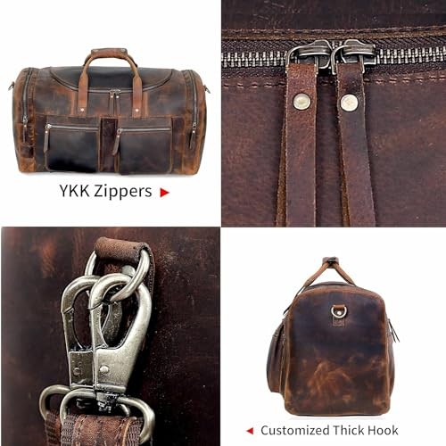 20″ Vintage Duffel Classic Style with Modern Outlook Retro Thick Full 20 inch