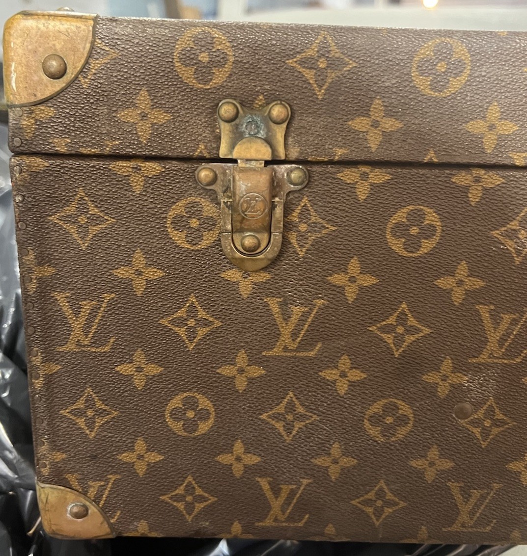 Louis Vuitton Cube Travel Suite Case Monogram Canvas Brown