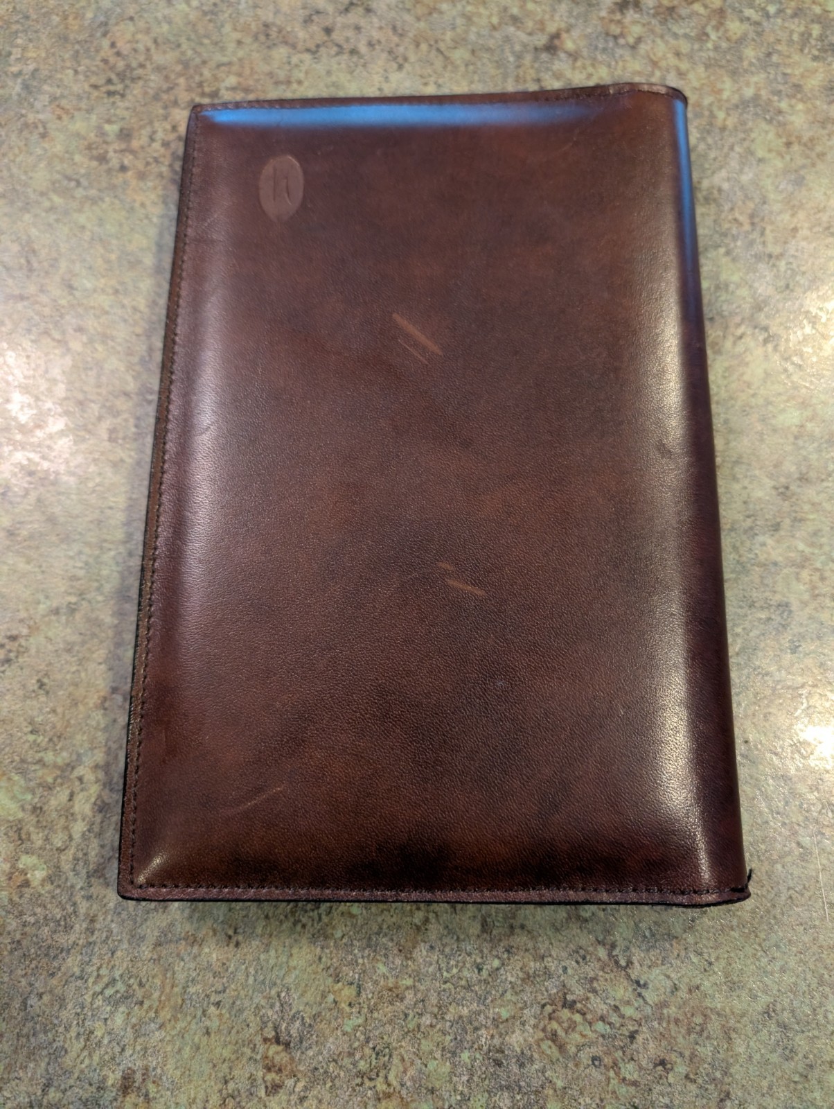 RARE Vtg Original HARTMANN LUGGAGE Leather Note Pad Notebook Accessory 8.75 X 6