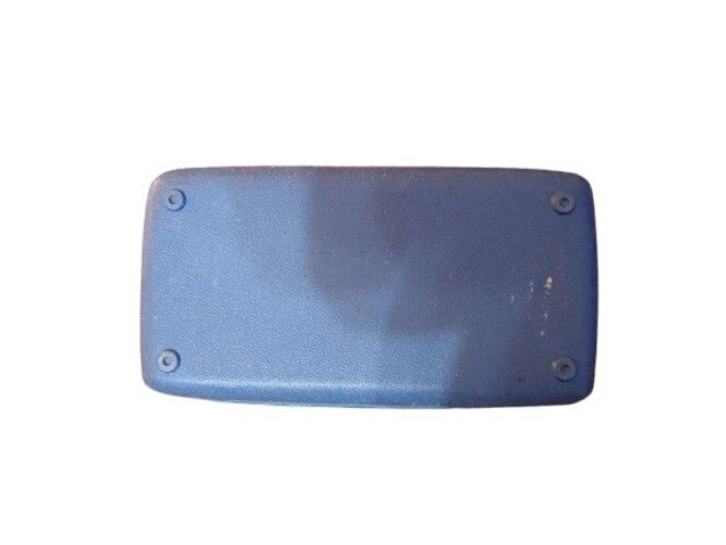Samsonite Blue Train Case With Mirror Tray and Key Vintage