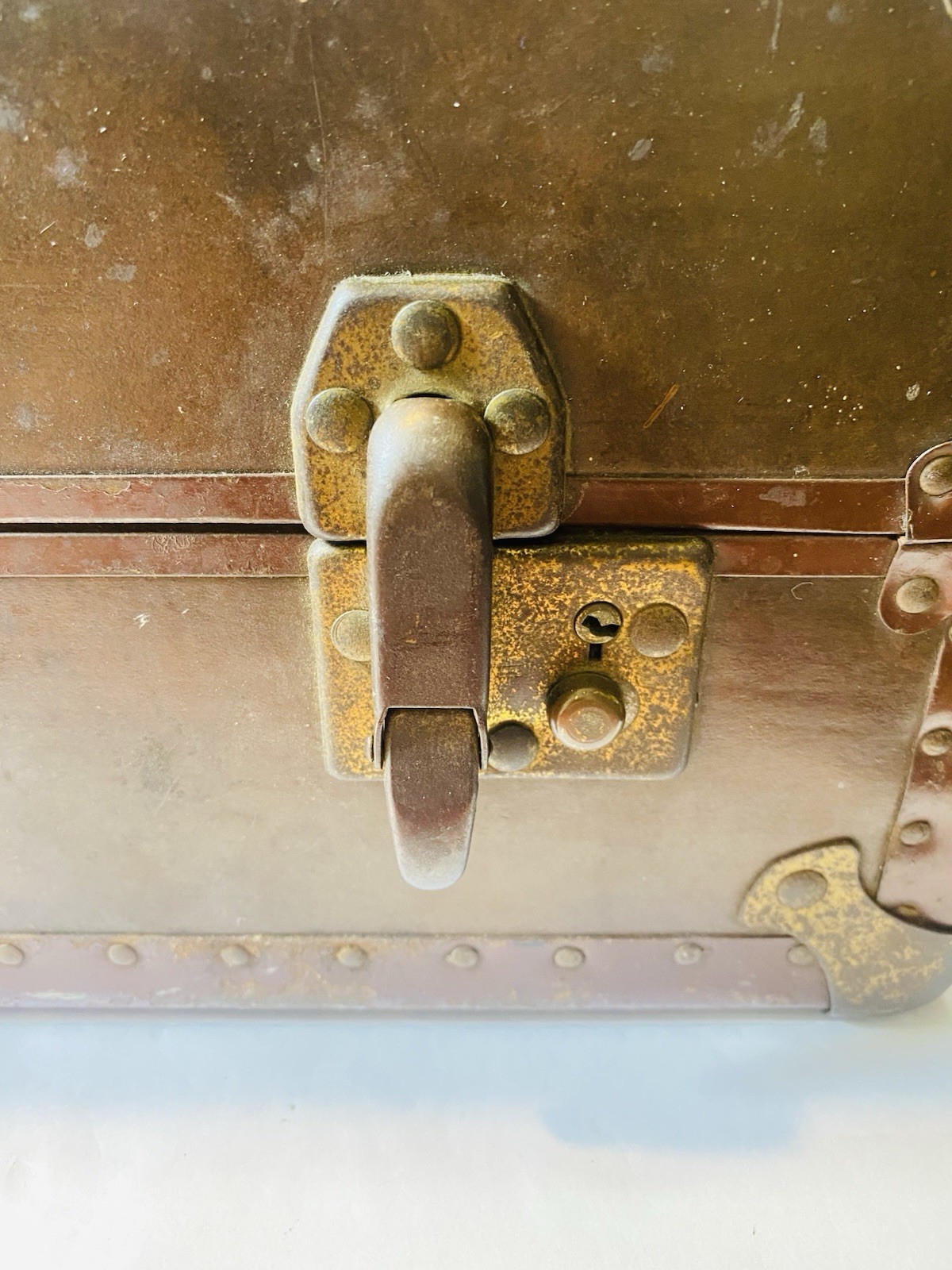 VINTAGE 1930S SAMSONITE SHWAYDER BROS INC DENVER DETROIT LUGGAGE SUITCASE RARE