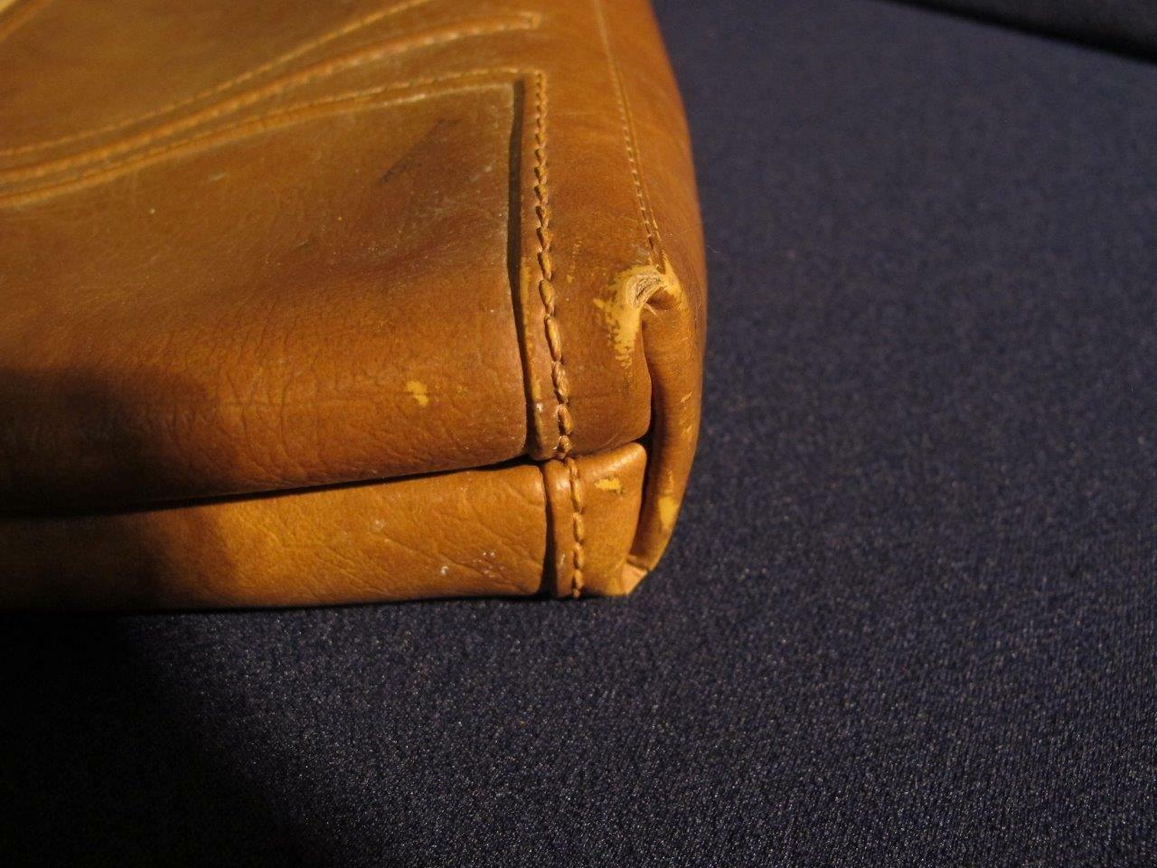 vintage American Tourister 1975 ?leather? Document Briefcase Attache bag 17″