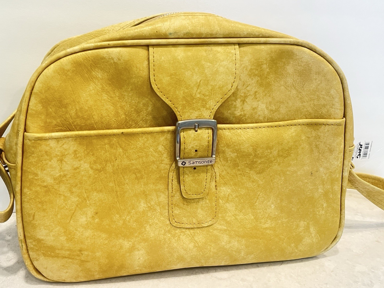 Vintage Samsonite Royal Traveller Sidekicks Soft Shell Yellow Luggage Bag