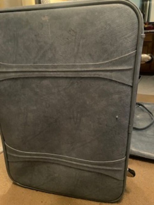 Vintage American Tourister Soft sided luggage – Blue