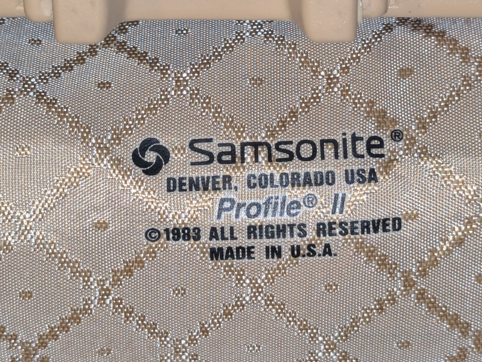 Vintage Samsonite Profile II Train Case – Teal Blue Makeup Suitcase w/ Tray & 2