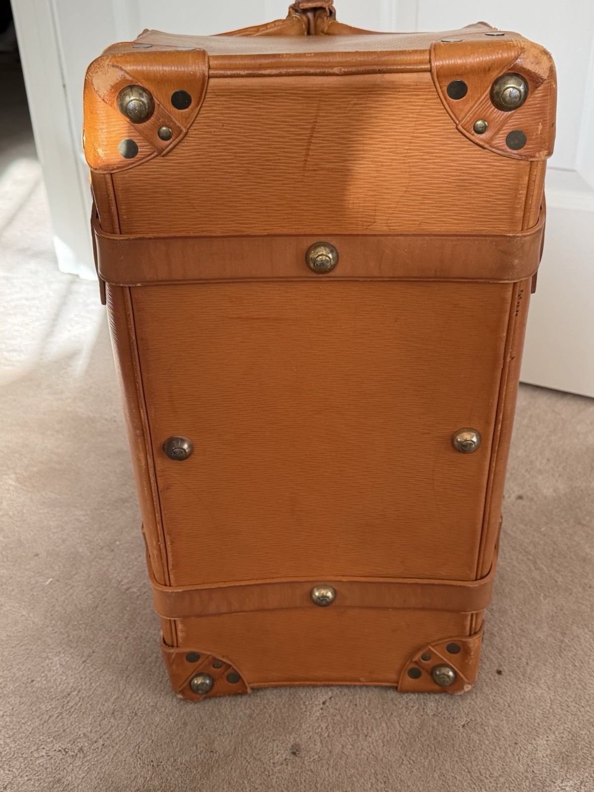 Antique Vintage Gladstone Kit Doctor’s Travel Bag Leather Luggage