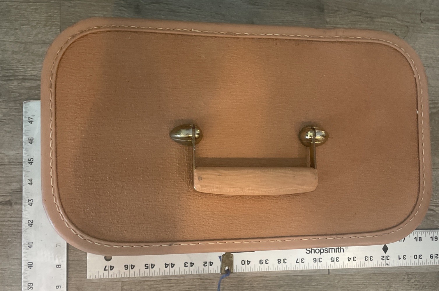 Lady Baltimore Luggage Company Starline Hardshell Carry On Suitcase Tan w/Key