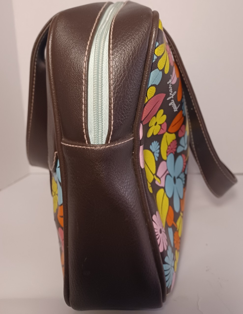 VINTAGE Paul Frank Brown Shoulder Bag, Carry-On Bag, or Book Bag 2004 Y2K