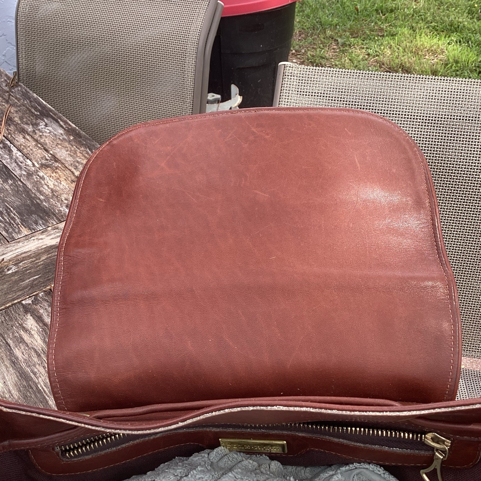 Cole Haan Vintage 90’s Brown Leather Backpack With Dust Bag