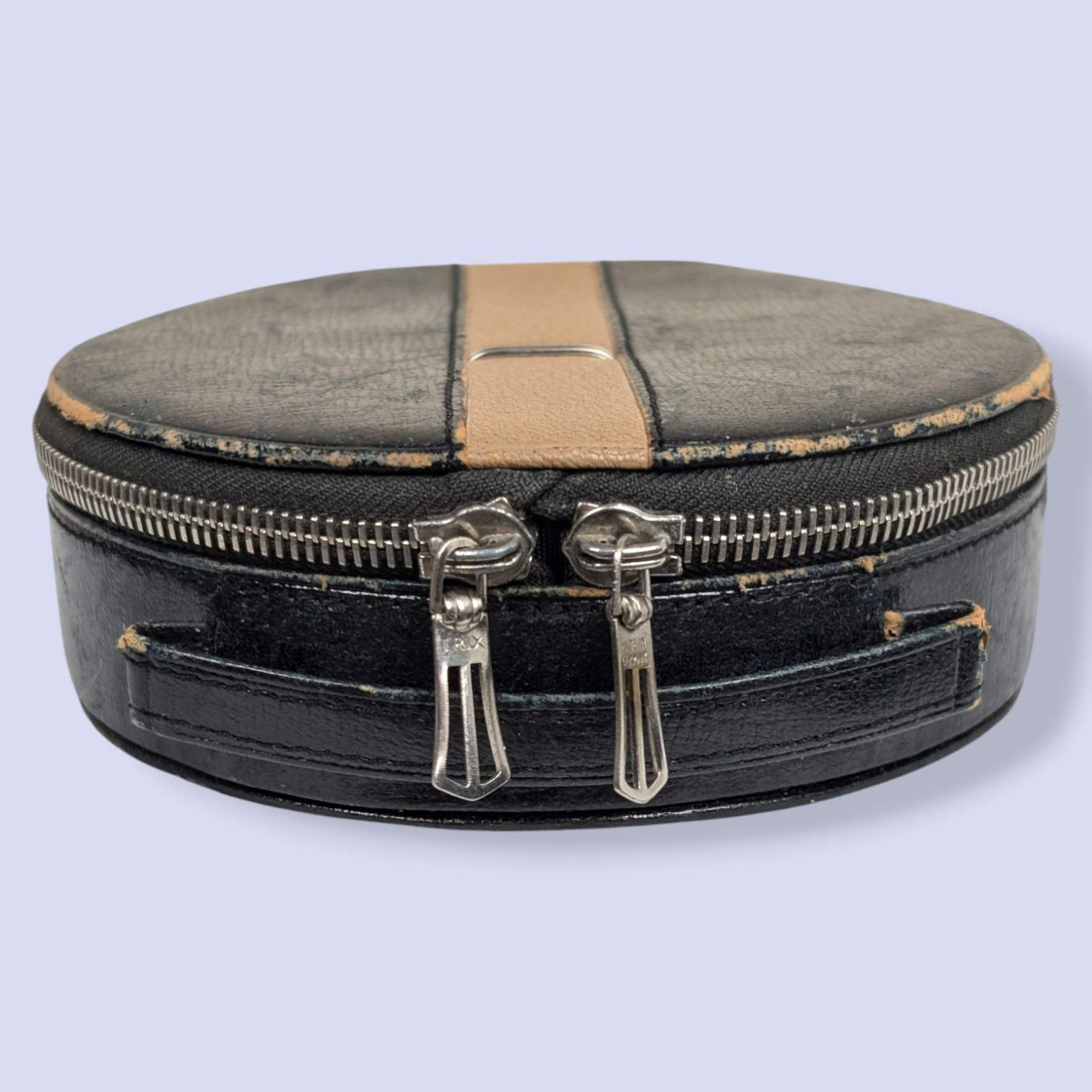 Vintage 50s/60s German Round Vanity Travel Case