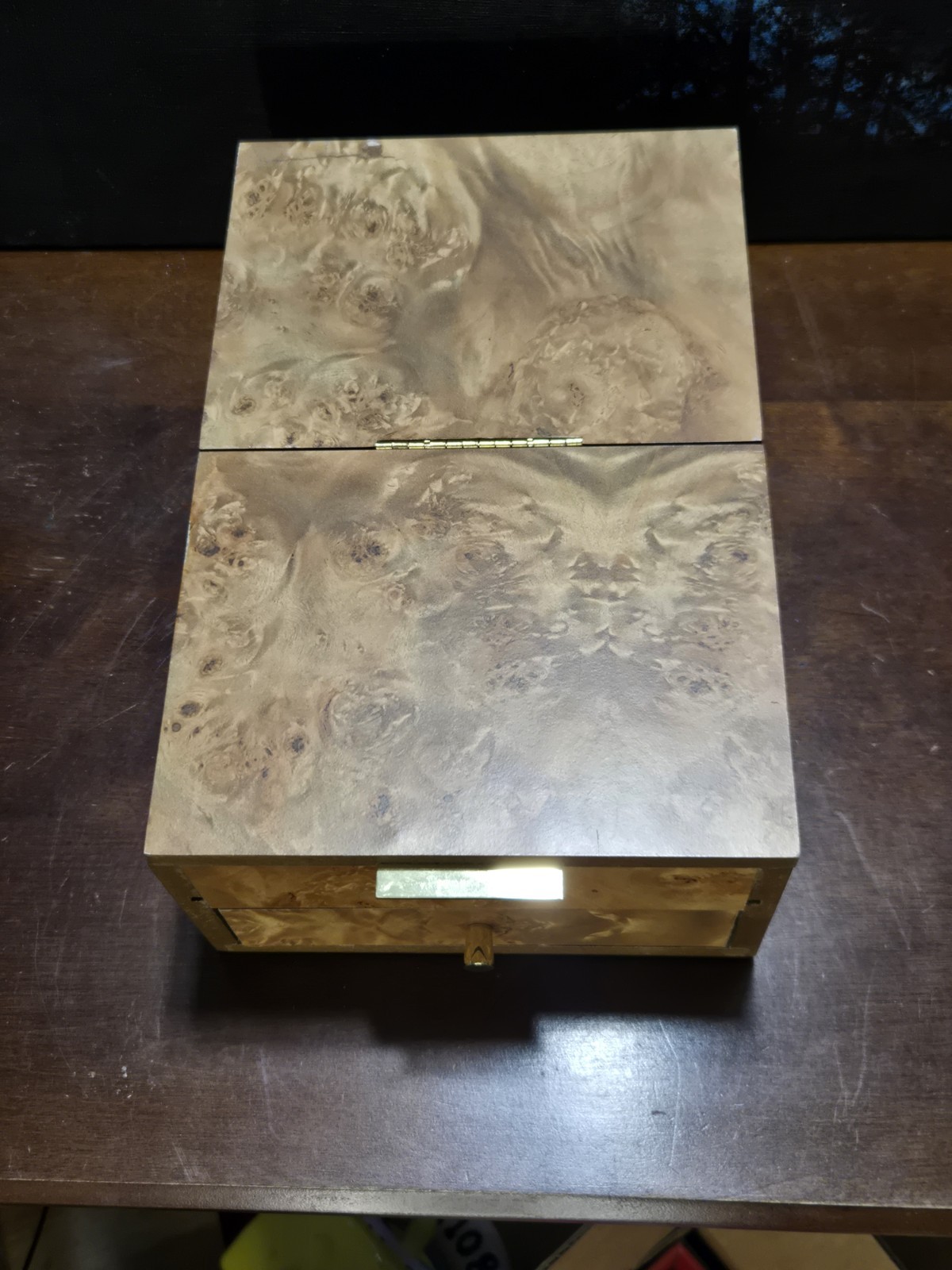 vintage vanity travel Jewelry Box