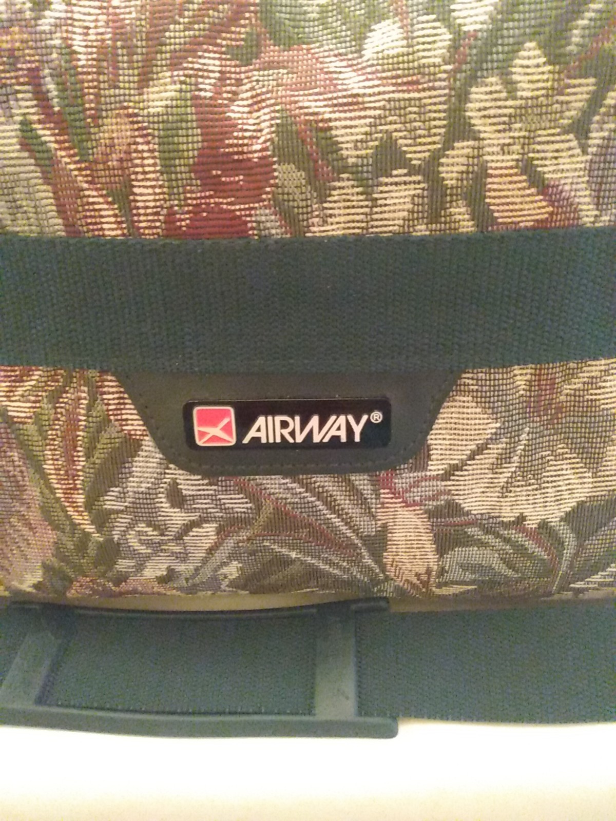 Vintage Airway Floral Tapestry Pattern, Carry On Travel Bag