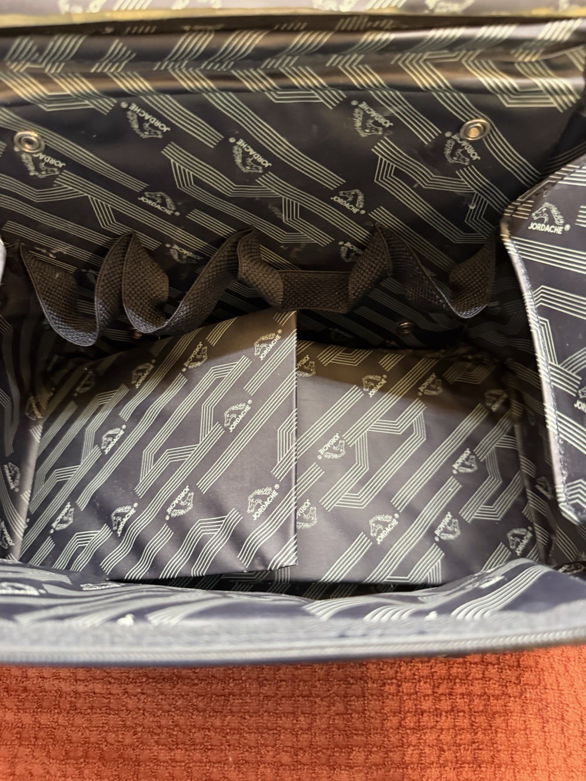 Vintage Jordache Tapestry Luggage Set 2pc Floral Travel Bag Carry On