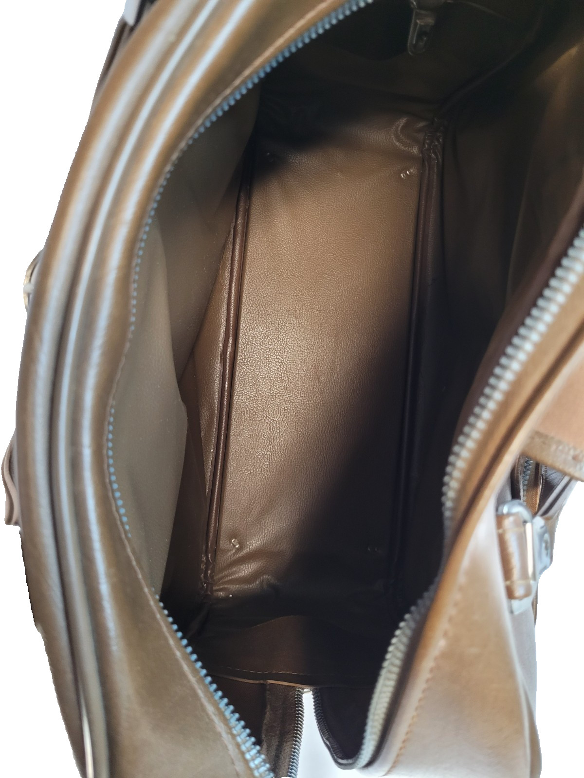 Vintage Brown Leather “Escort” Brand Flight Bag. Carry On Hand Bag.