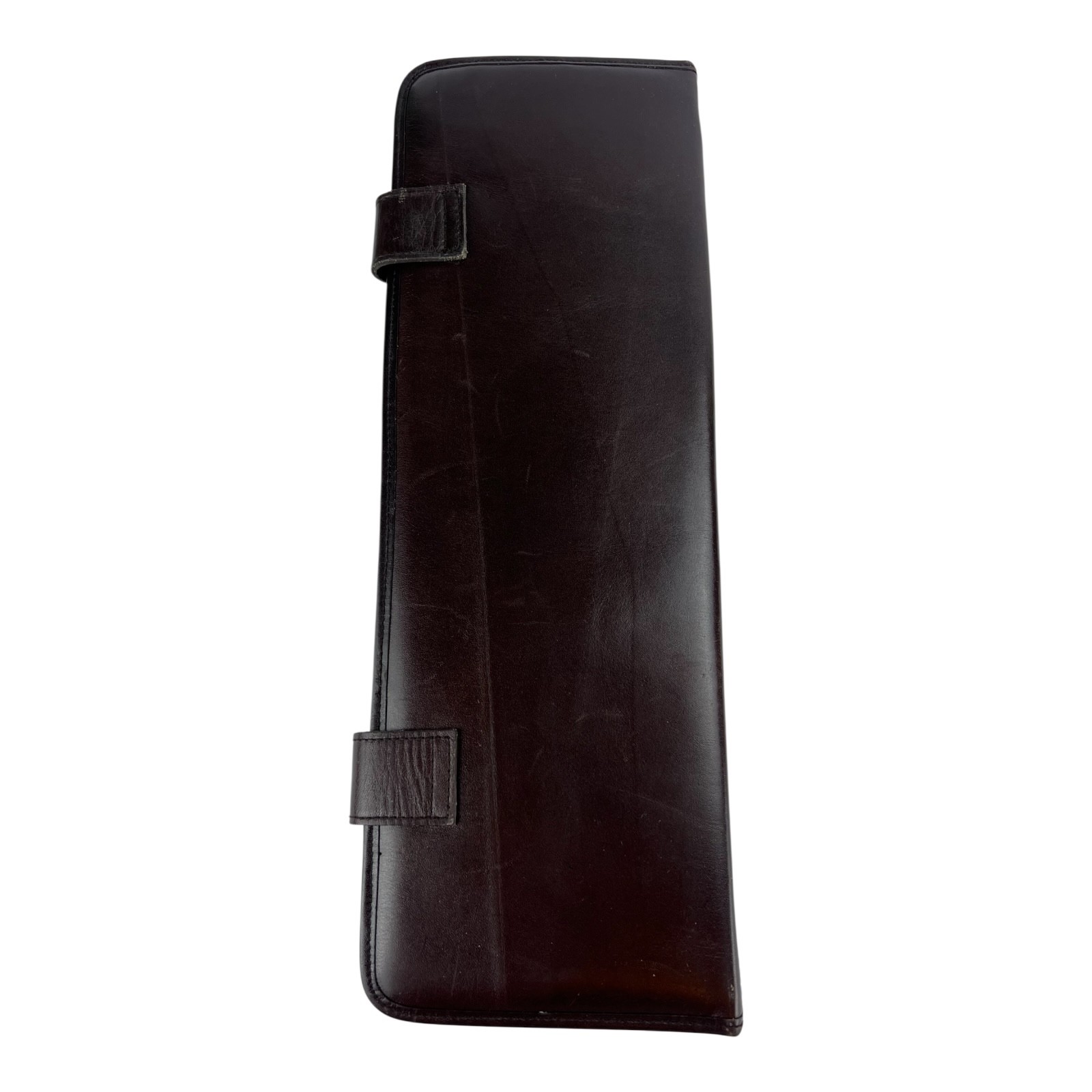 Vintage Alfred Dunhill London Leather Travel Tie Case Garment Holder w/ Hanger