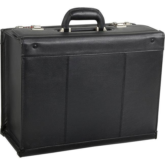 Amerileather 1853-0 Leather Pilot Case Black
