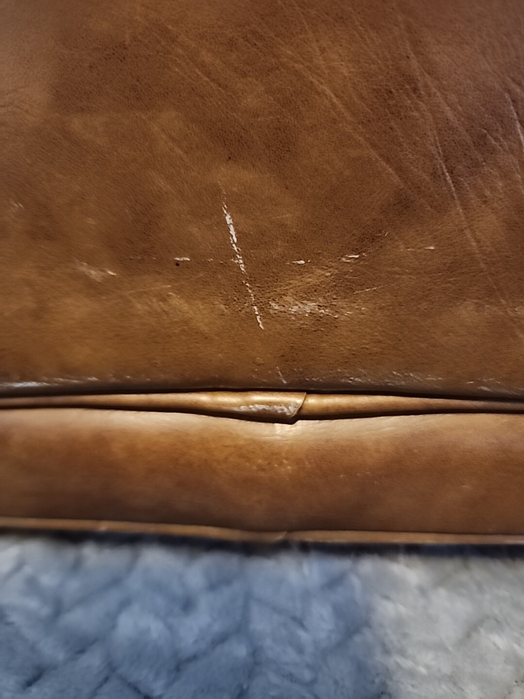 Vintage Airway Industries Zippered Brown Carry-On Travel Luggage Suitcase Bag